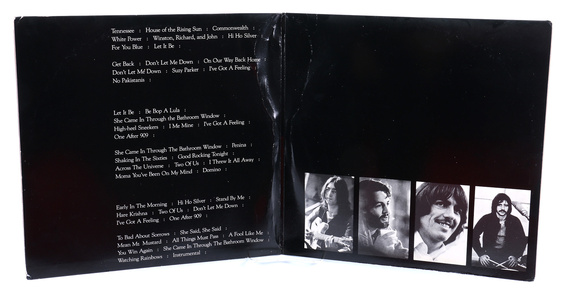 The Beatles "Black Album" 1981 Japanese Bootleg LP