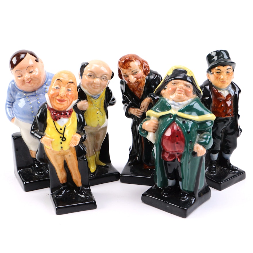 Collection of Vintage Royal Doulton Miniature Dickens Character Figurines