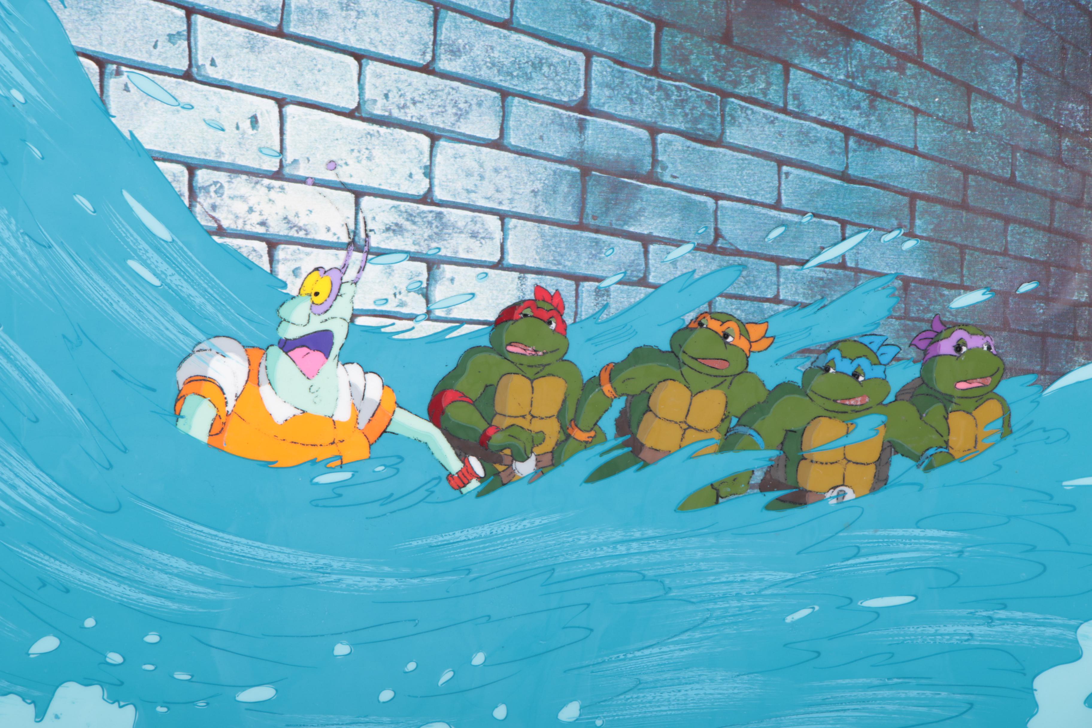 Teenage Mutant Ninja Turtles Animation Cels