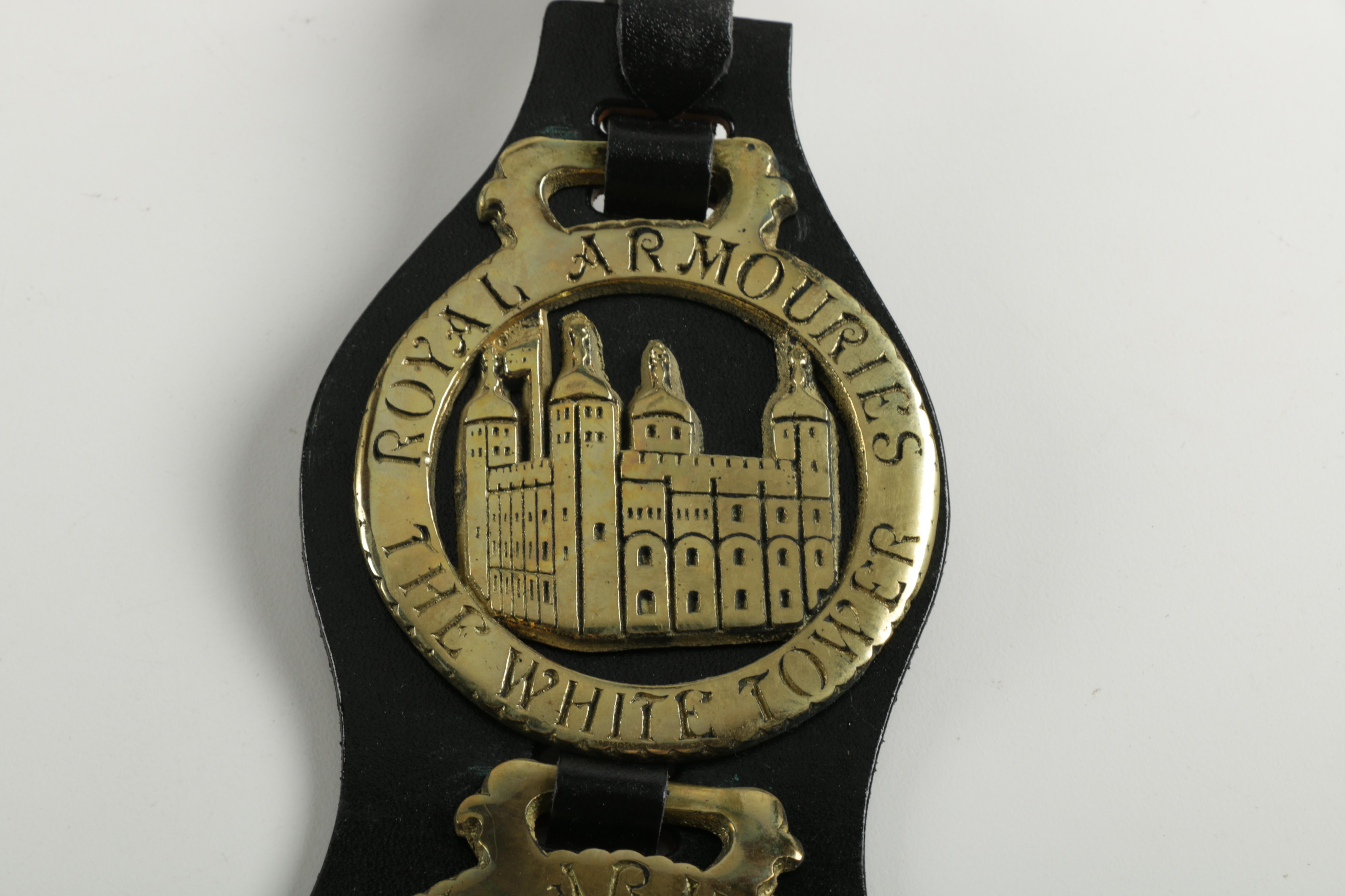 British Horse Brasses, Pewter Bowls, and Other Items