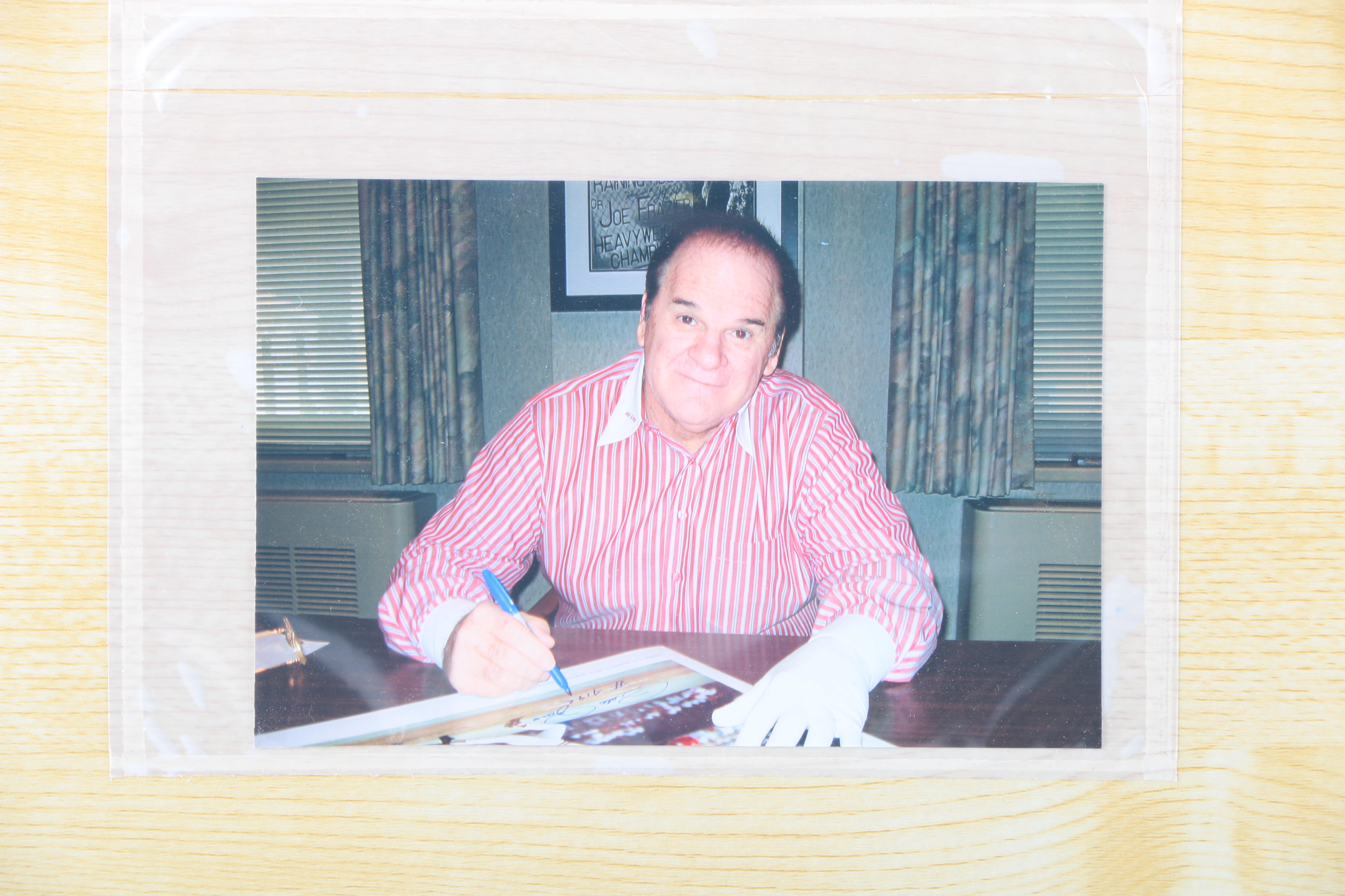 Pete Rose Autographed Digital Print Photograph