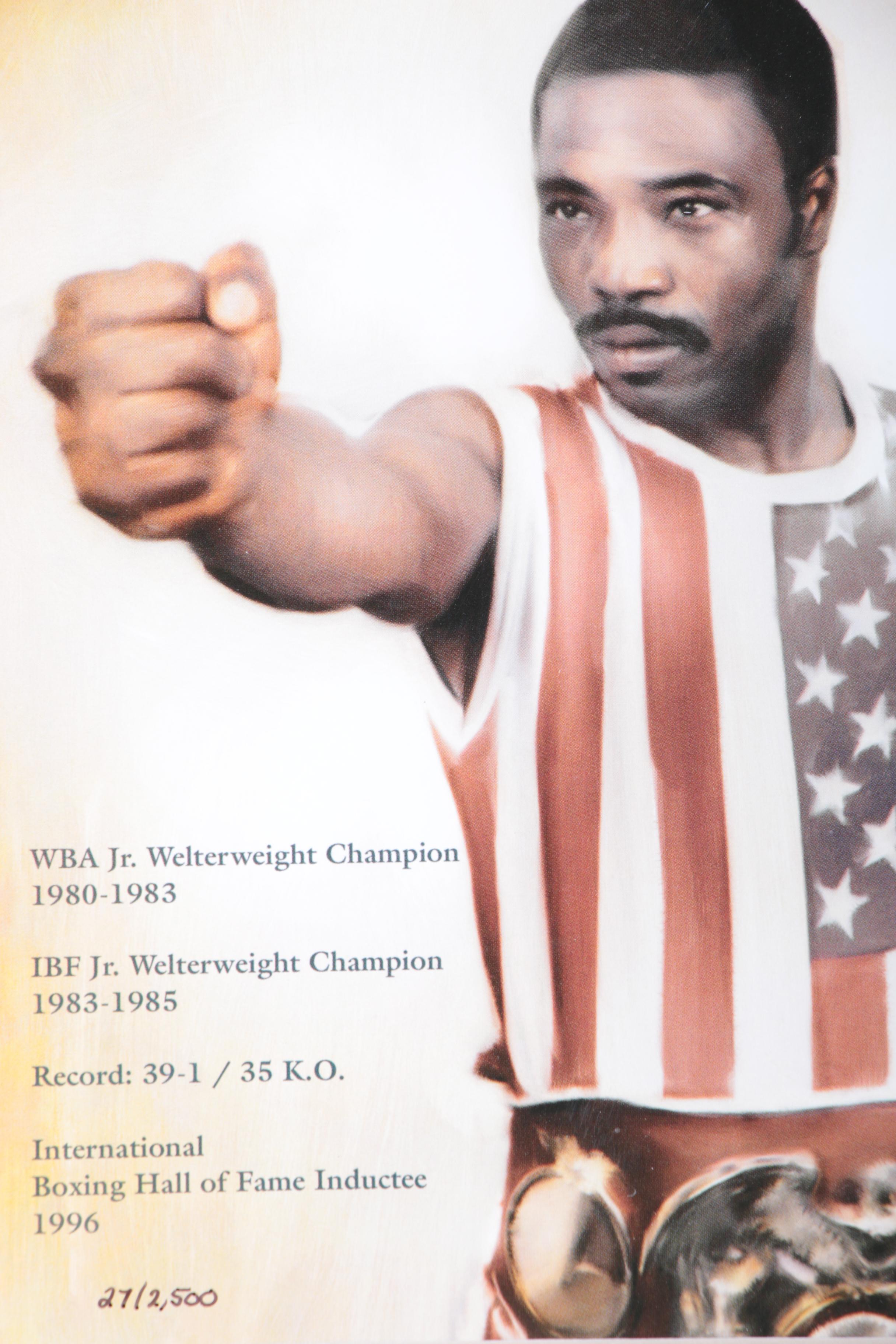 Limited Edition Offset Lithograph on Paper of Aaron Pryor
