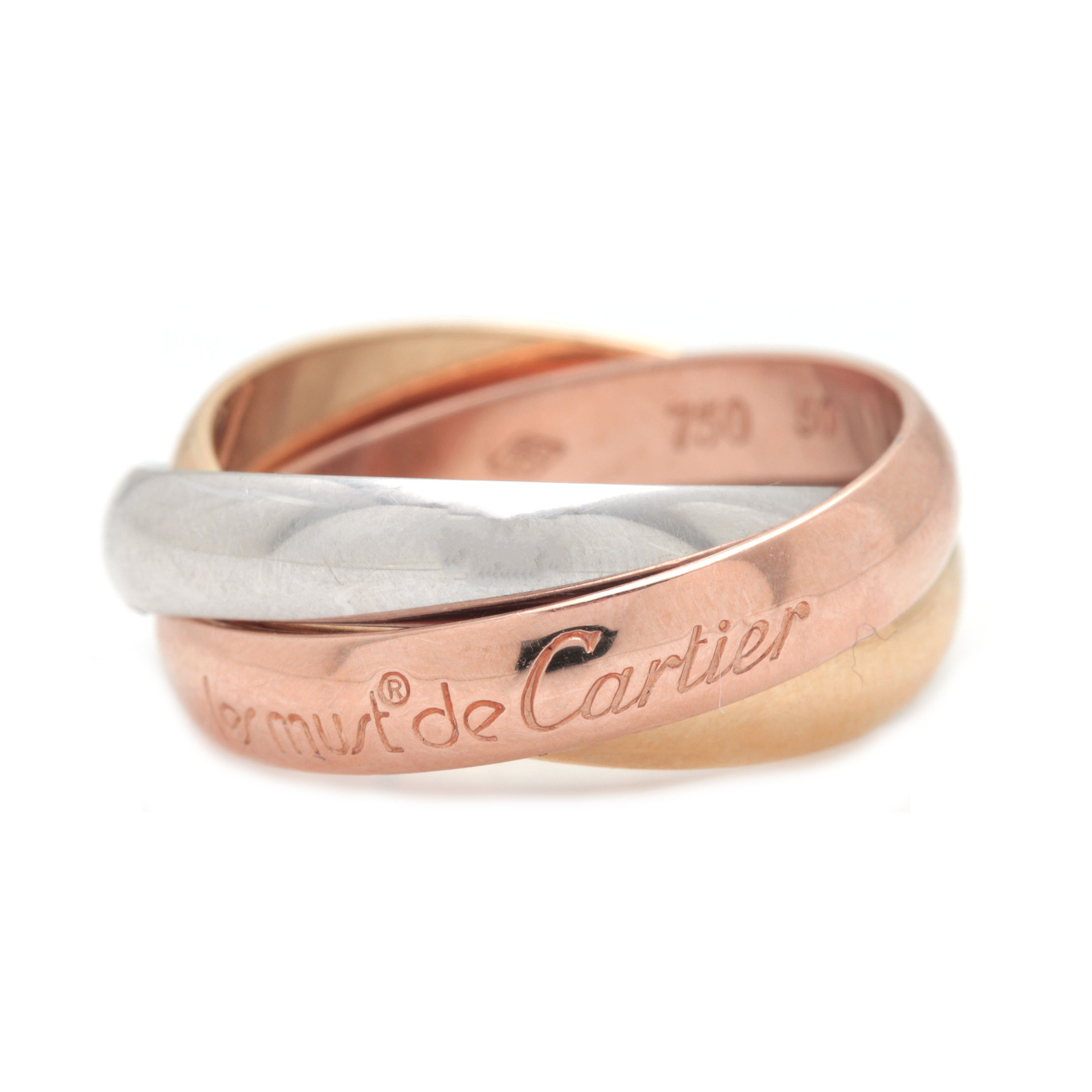 18K Tri-Color Gold "Les Must de Cartier" Trinity® Ring