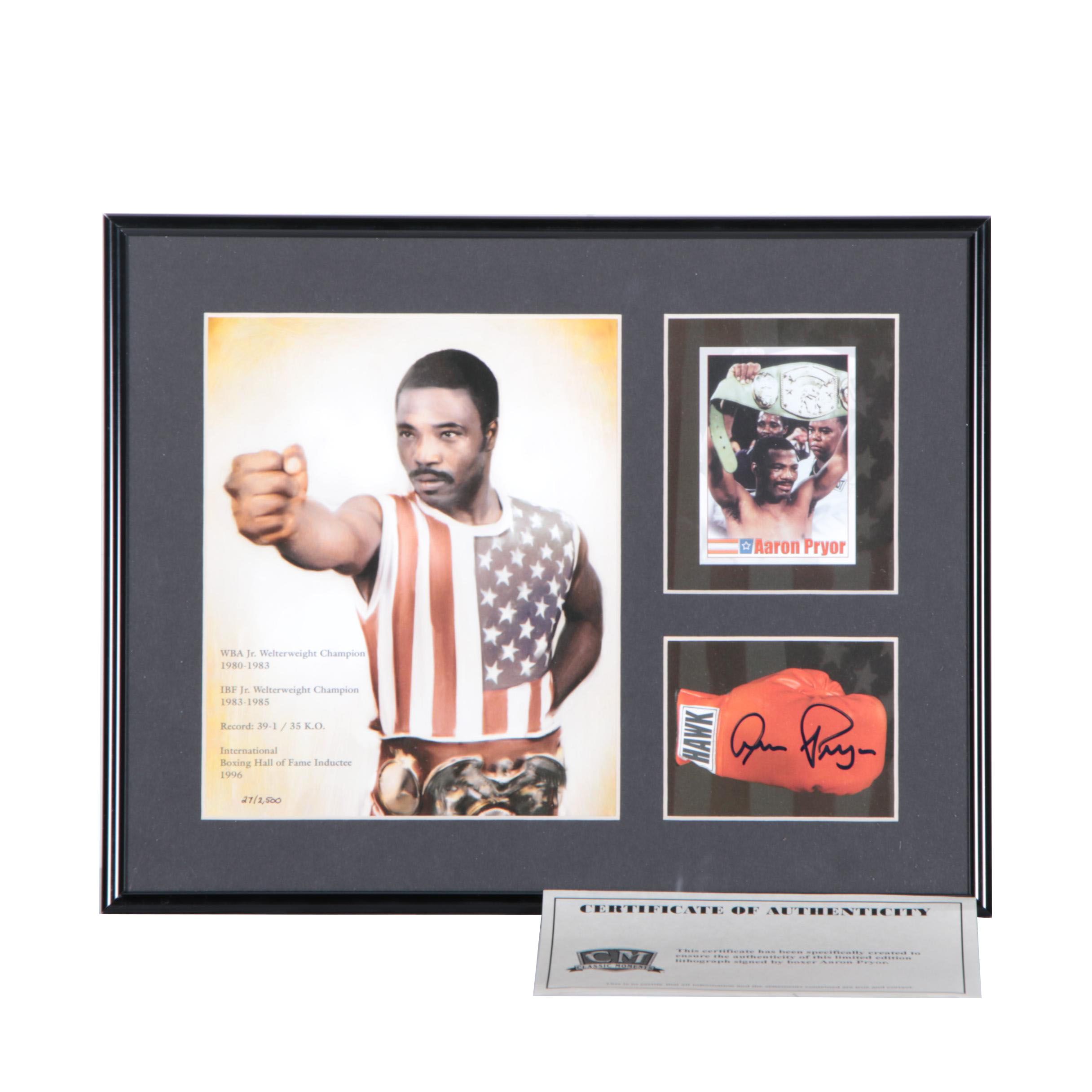 Limited Edition Offset Lithograph on Paper of Aaron Pryor