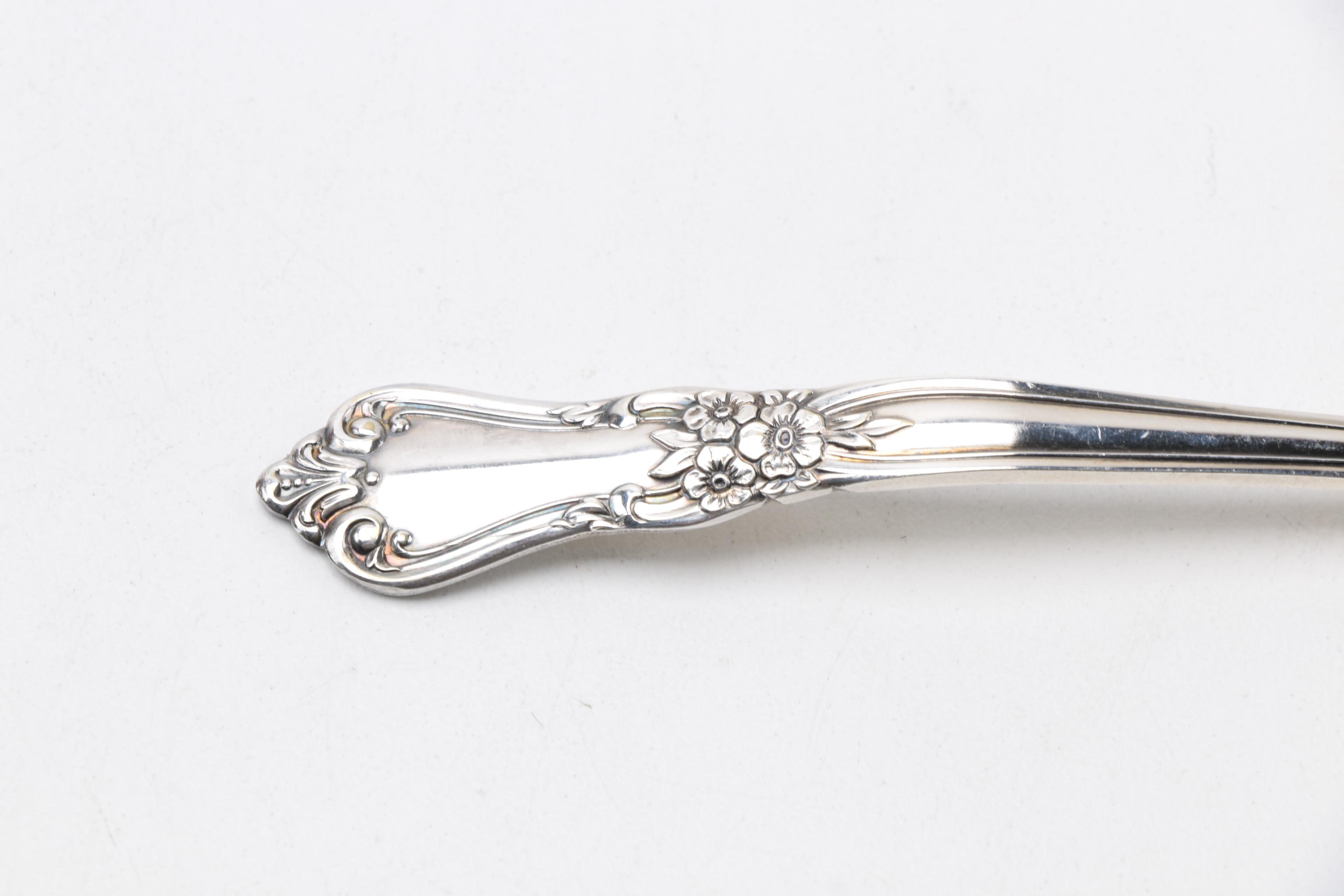 International Silver Co. "Wild Rose" Flatware Set with Additional Pieces