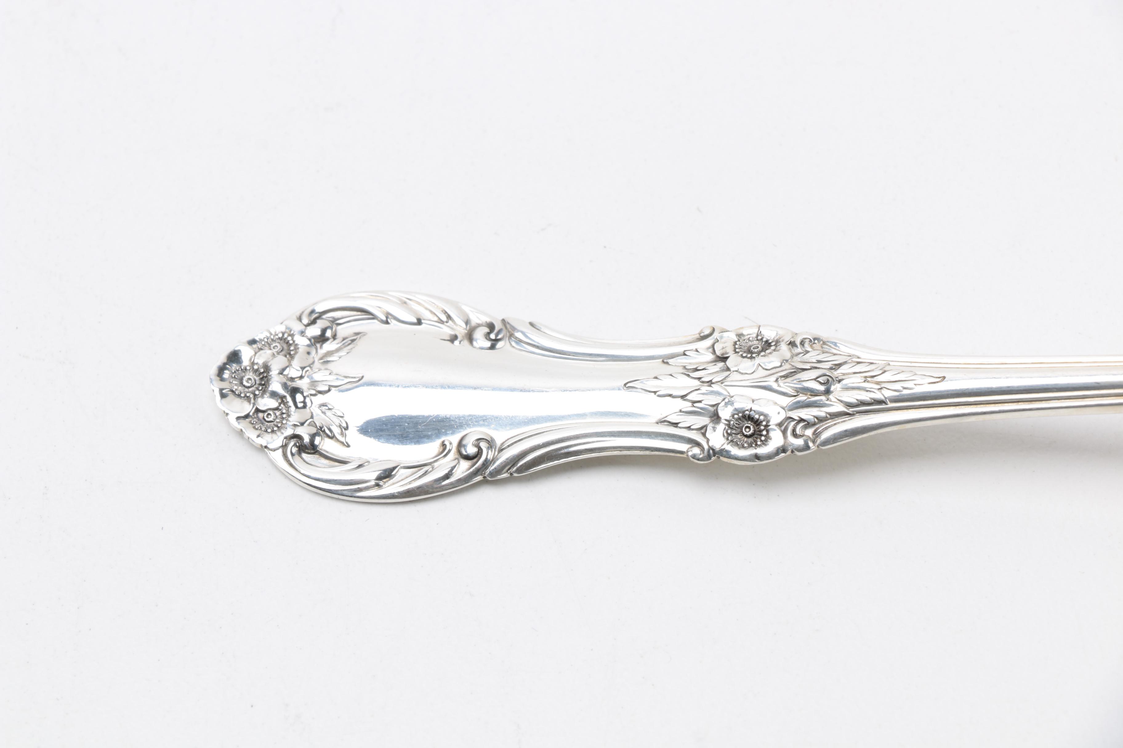 International Silver Co. "Wild Rose" Flatware Set with Additional Pieces