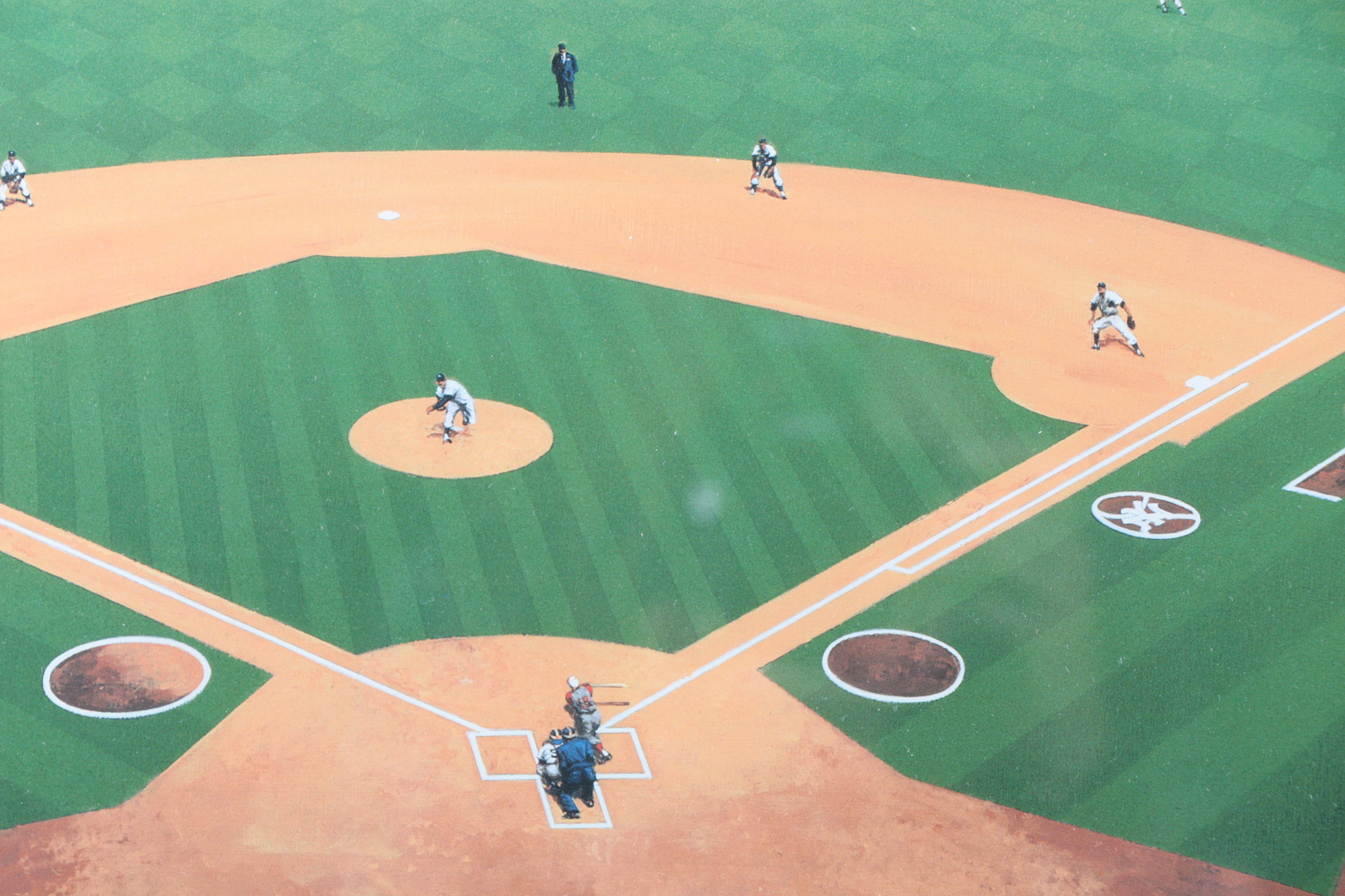 Bill Purdom Artist Proof Offset Lithograph "Yankee Stadium"