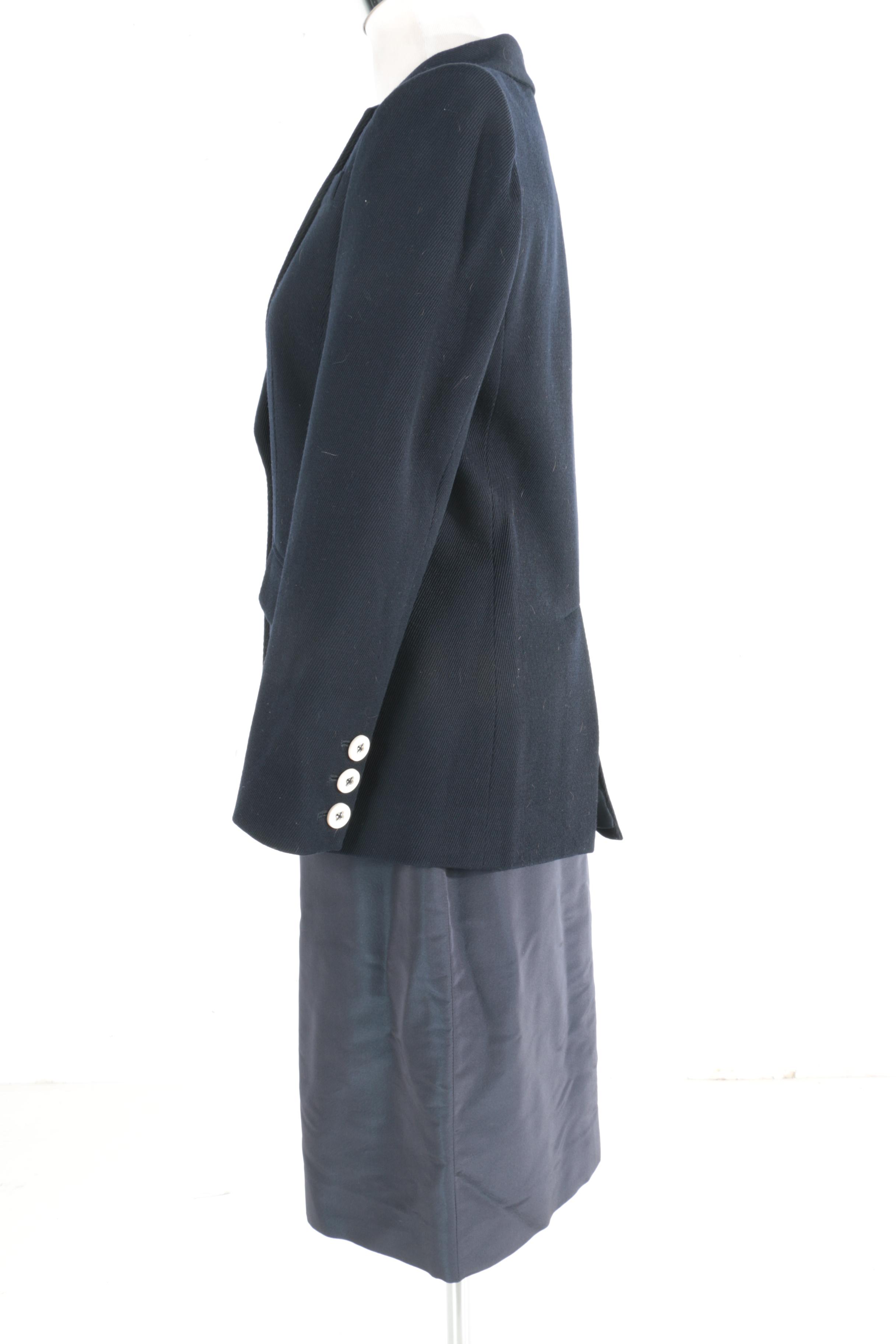 Oscar de la Renta Navy Suit Separates