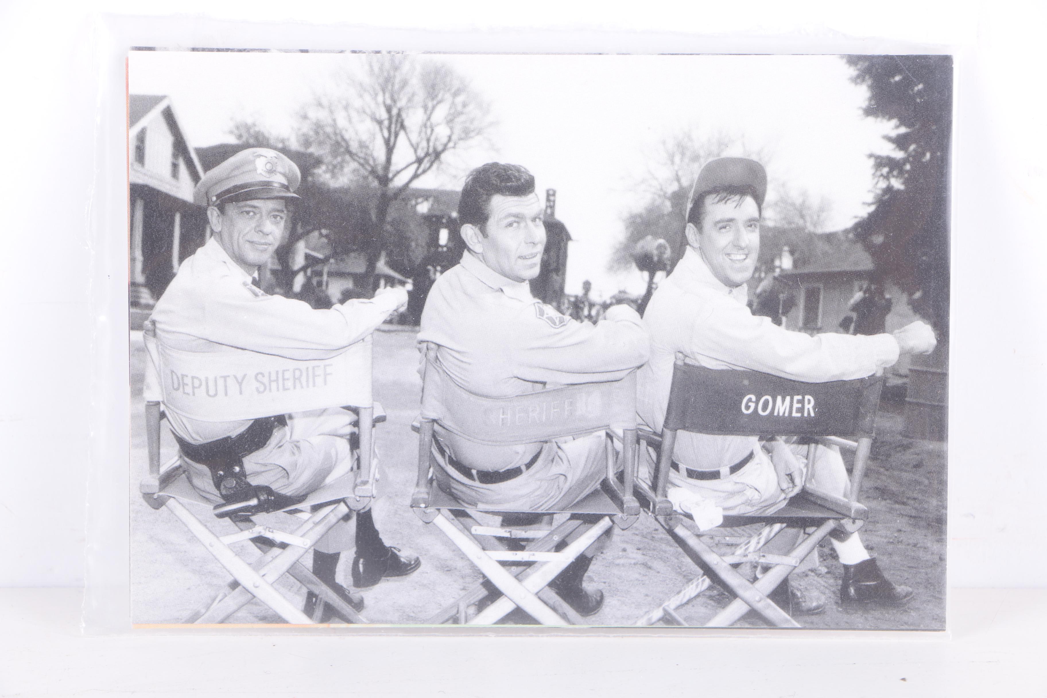 Half-Toned Offset Lithographic Poster and Postcards Signed by Don Knotts