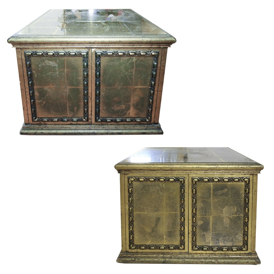 Gold-Toned End Tables