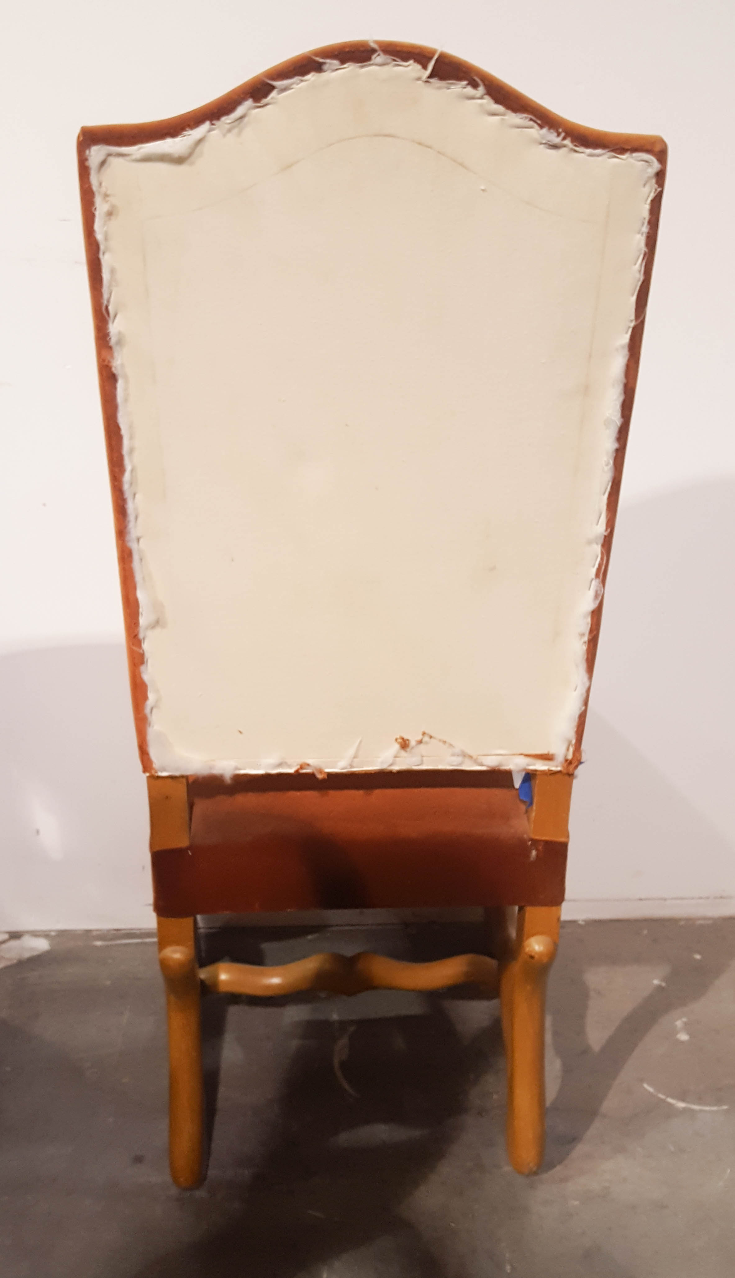 Pair of Brown Velvet Chairs