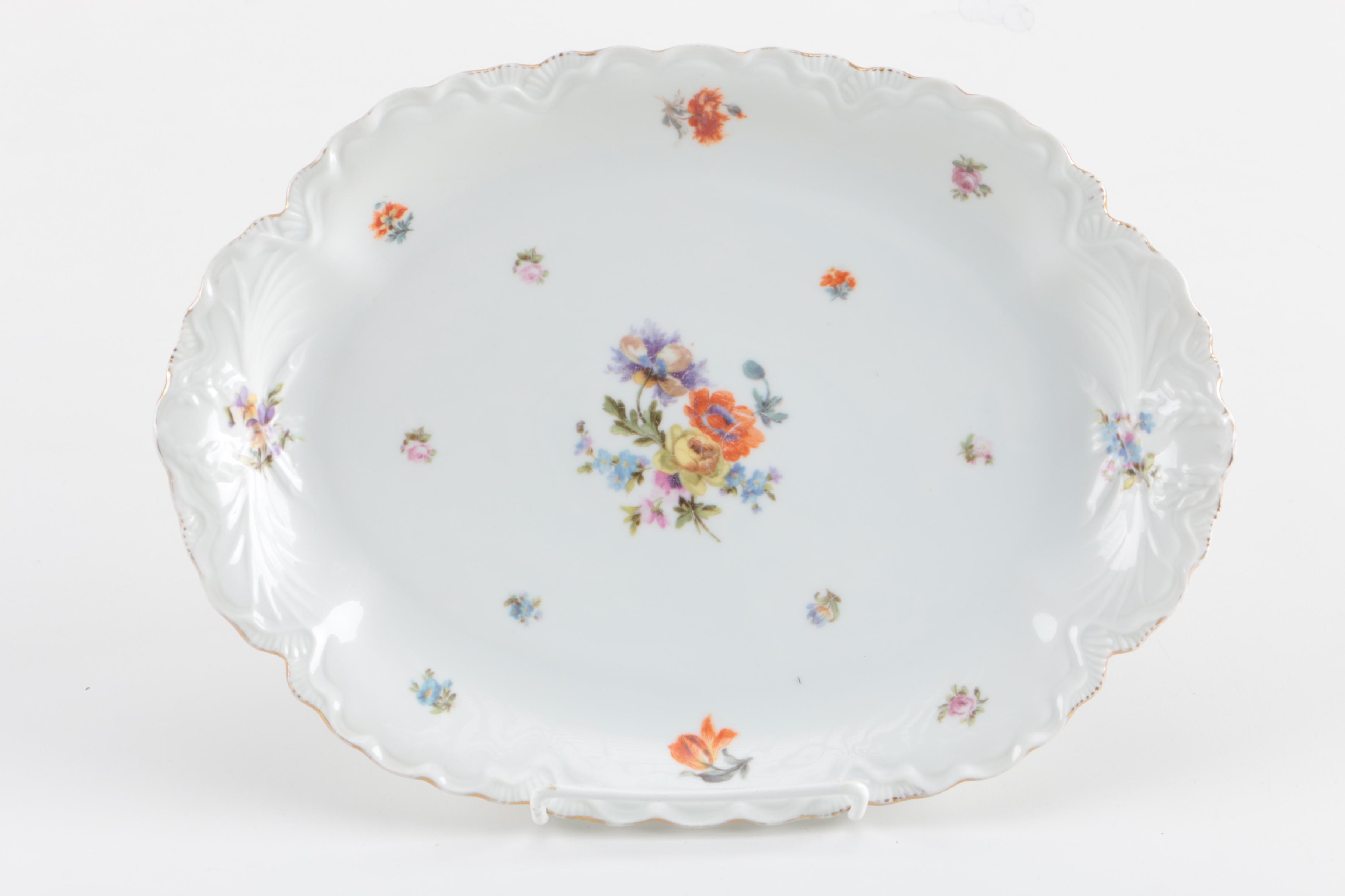 Hutschenreuther Floral Porcelain Serveware