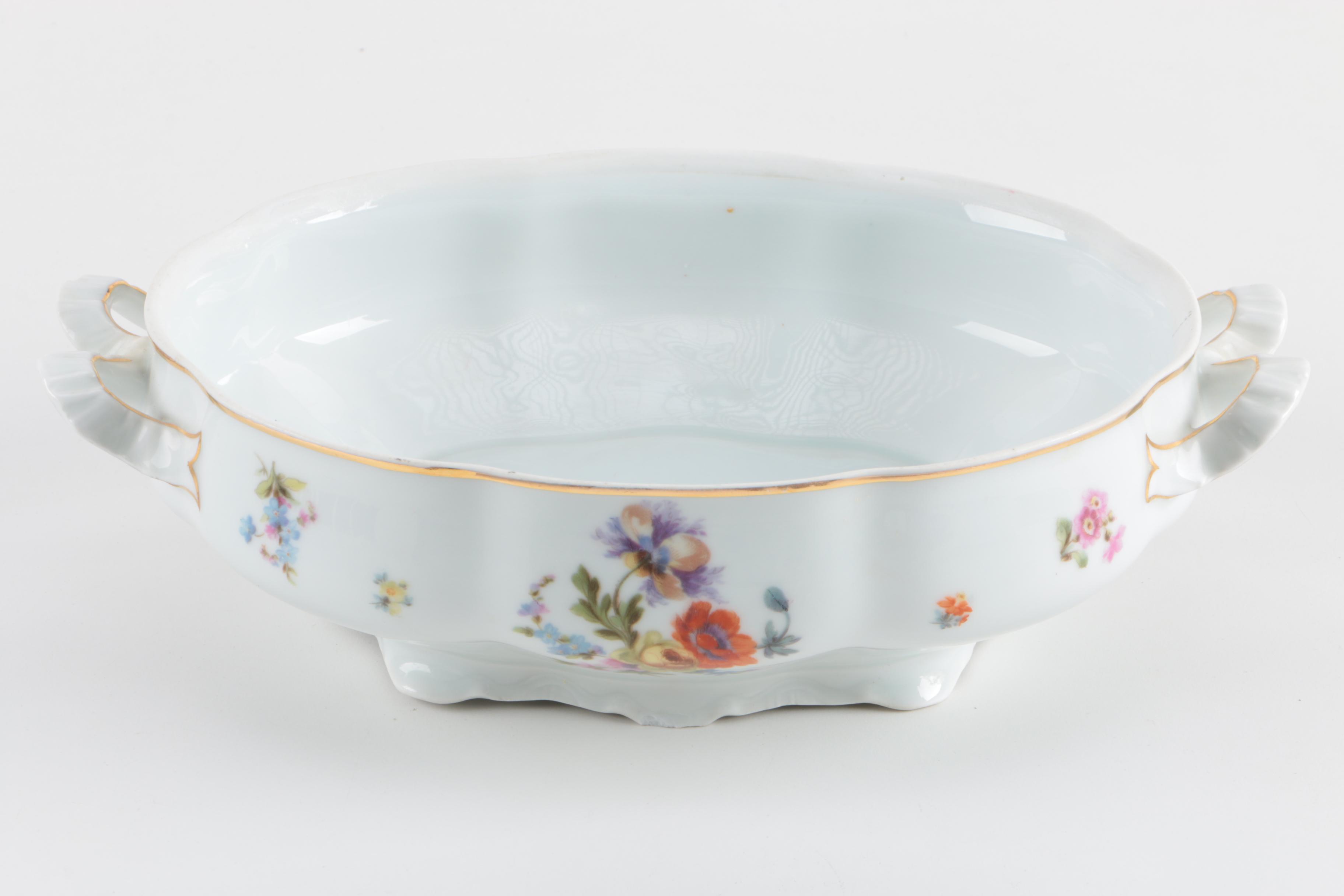 Hutschenreuther Floral Porcelain Serveware