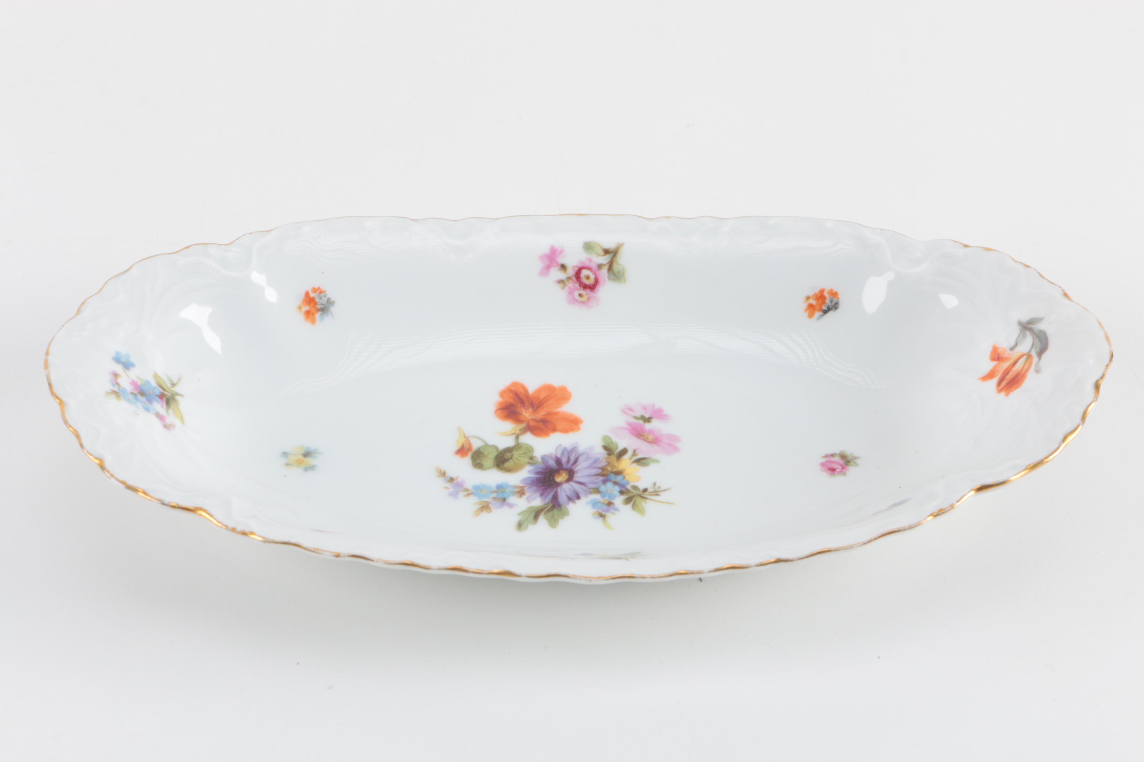 Hutschenreuther Floral Porcelain Serveware