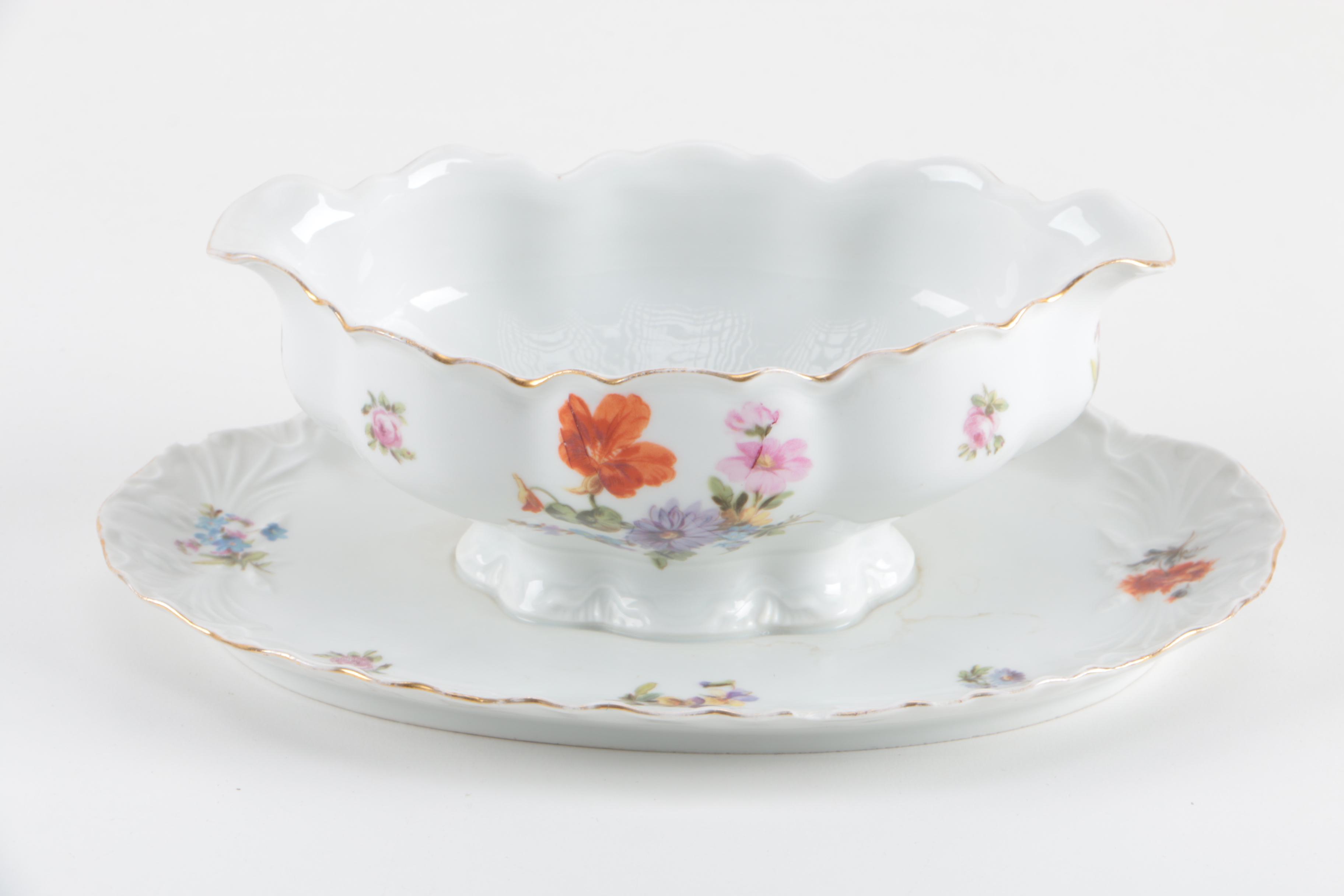 Hutschenreuther Floral Porcelain Serveware
