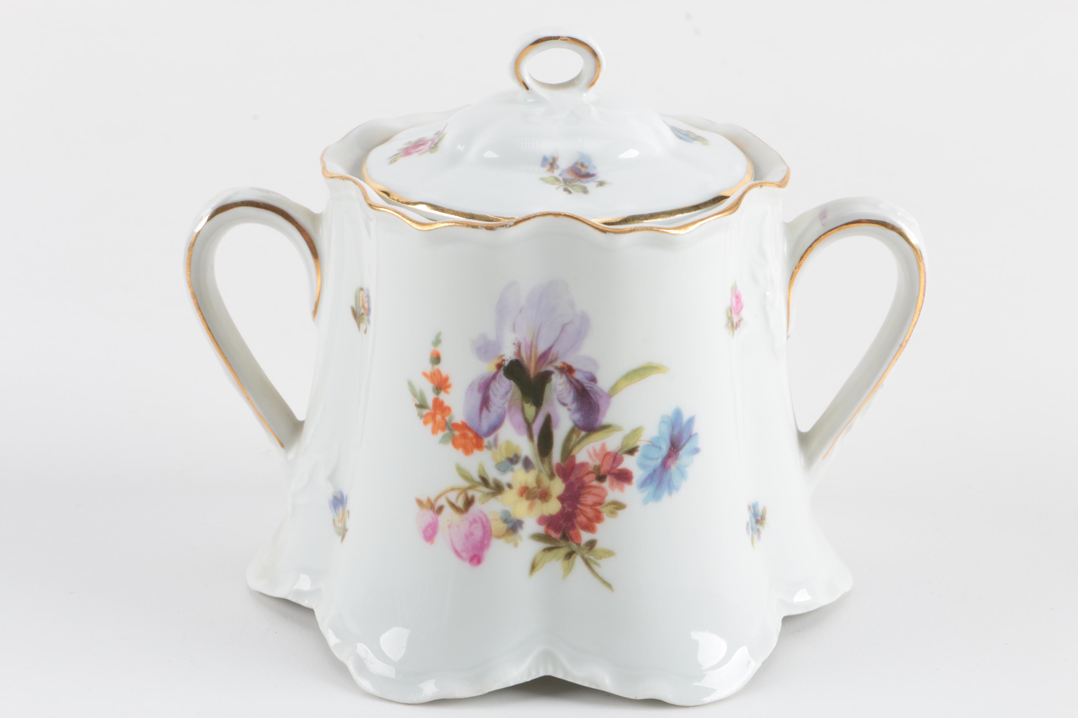 Hutschenreuther Floral Porcelain Serveware