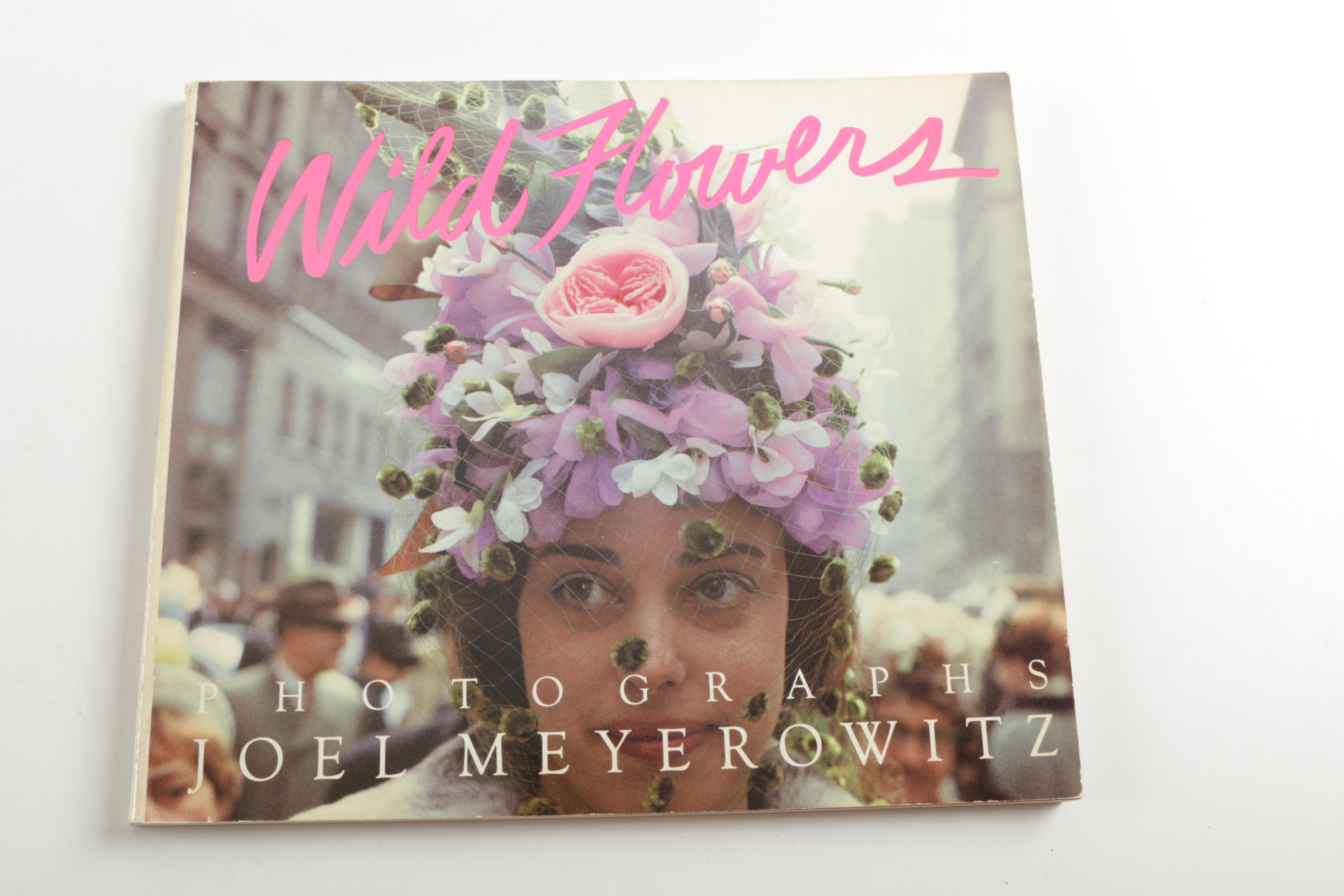 Three Photobooks by Joel Meyerowitz Including a 1st Edition of " Wild Flowers"