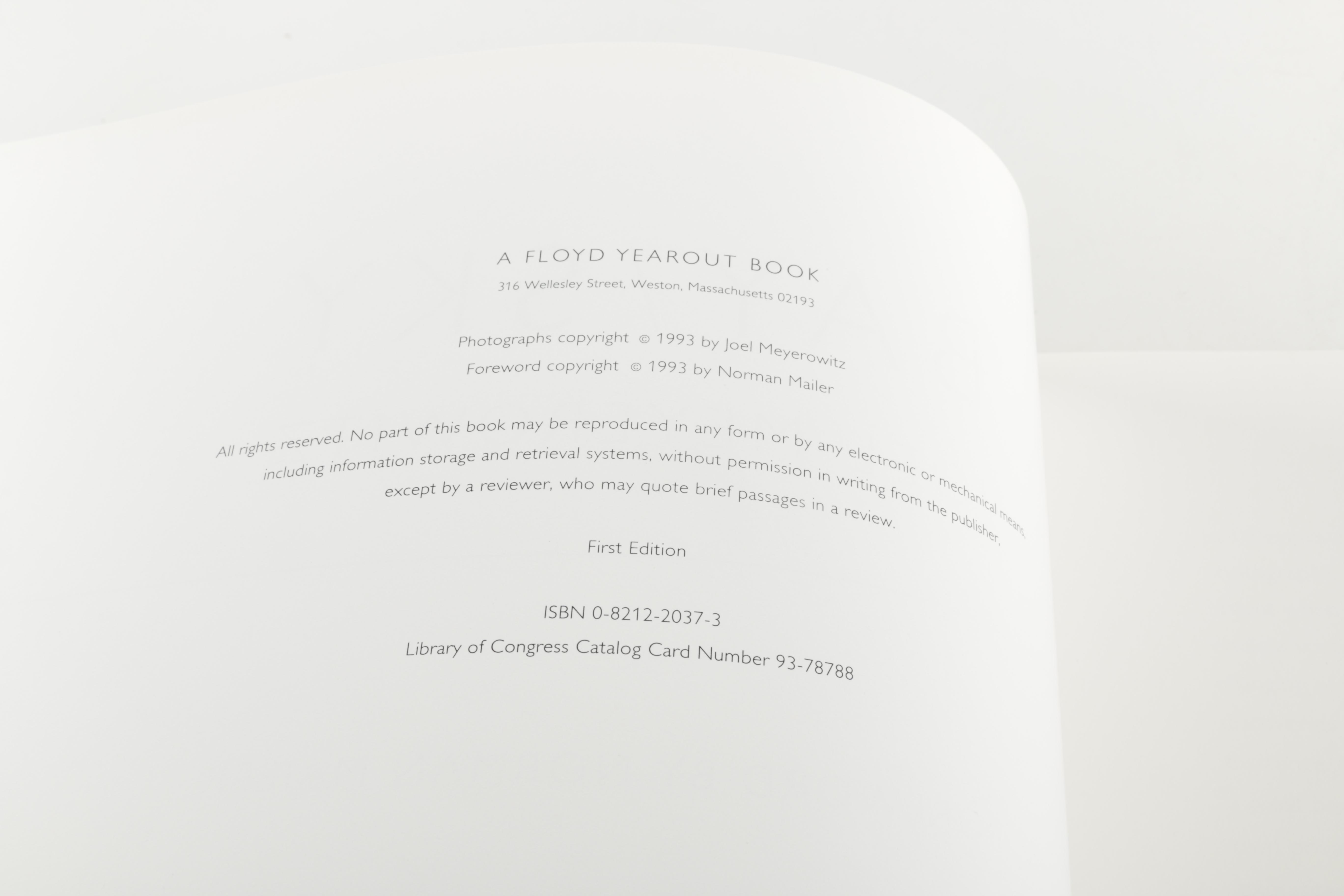 Three Photobooks by Joel Meyerowitz Including a 1st Edition of " Wild Flowers"