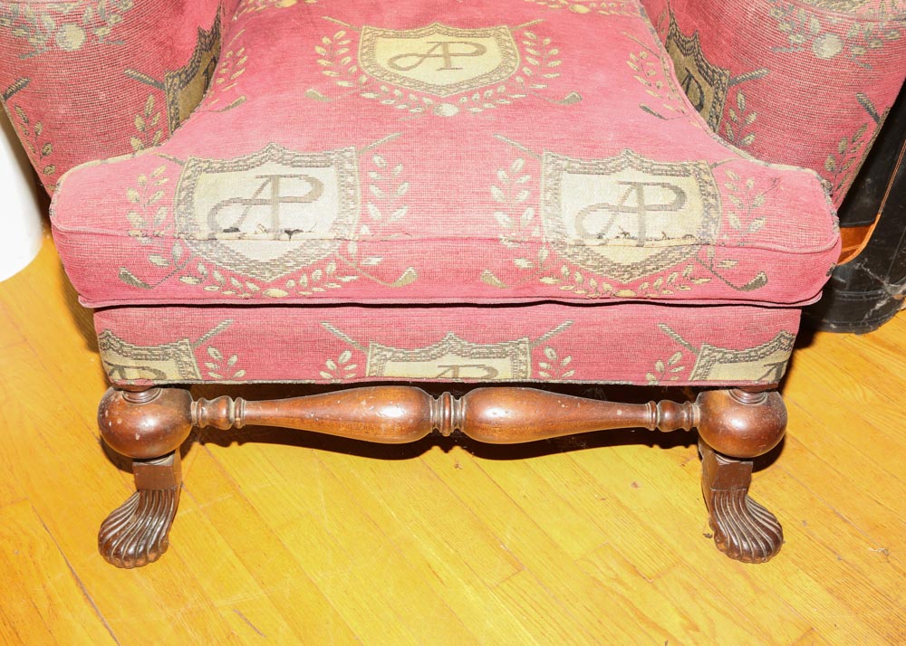 Arnold Palmer Collection Wing Chair and Ottoman by Lexington Furniture