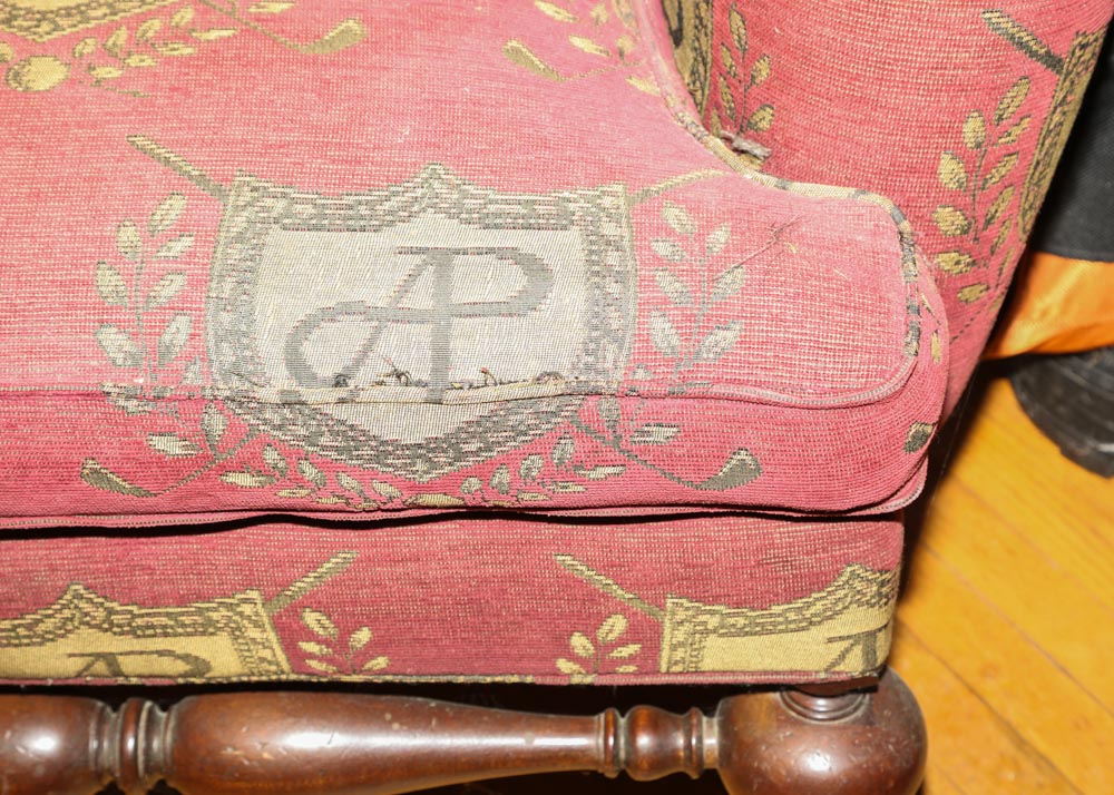 Arnold Palmer Collection Wing Chair and Ottoman by Lexington Furniture