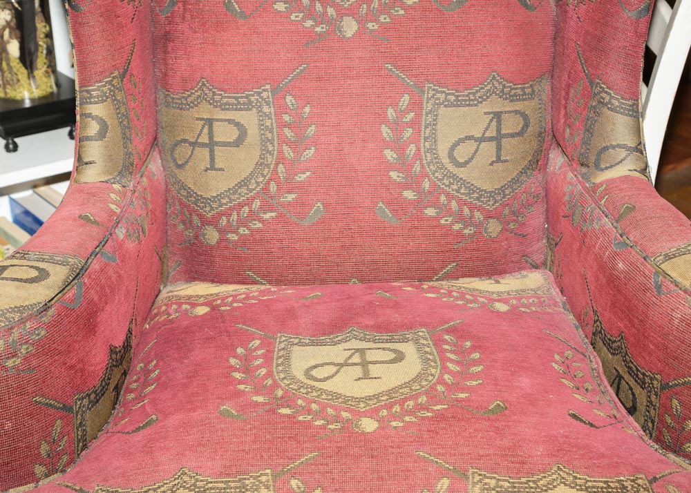 Arnold Palmer Collection Wing Chair and Ottoman by Lexington Furniture