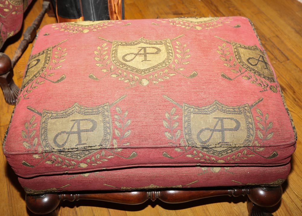 Arnold Palmer Collection Wing Chair and Ottoman by Lexington Furniture