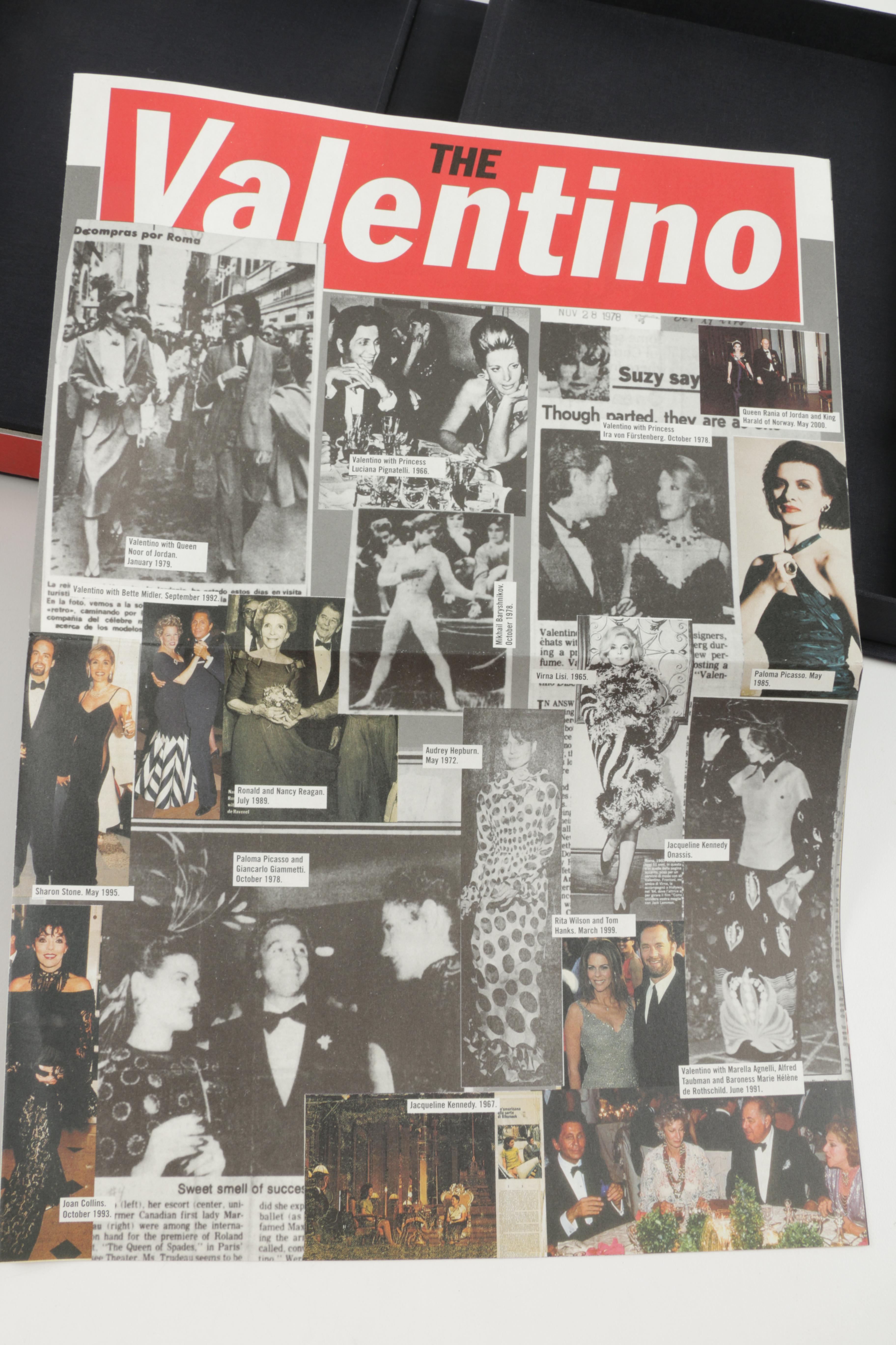 Valentino Fashion Photocopy Manual 1960-00 and Valentino's Red Book