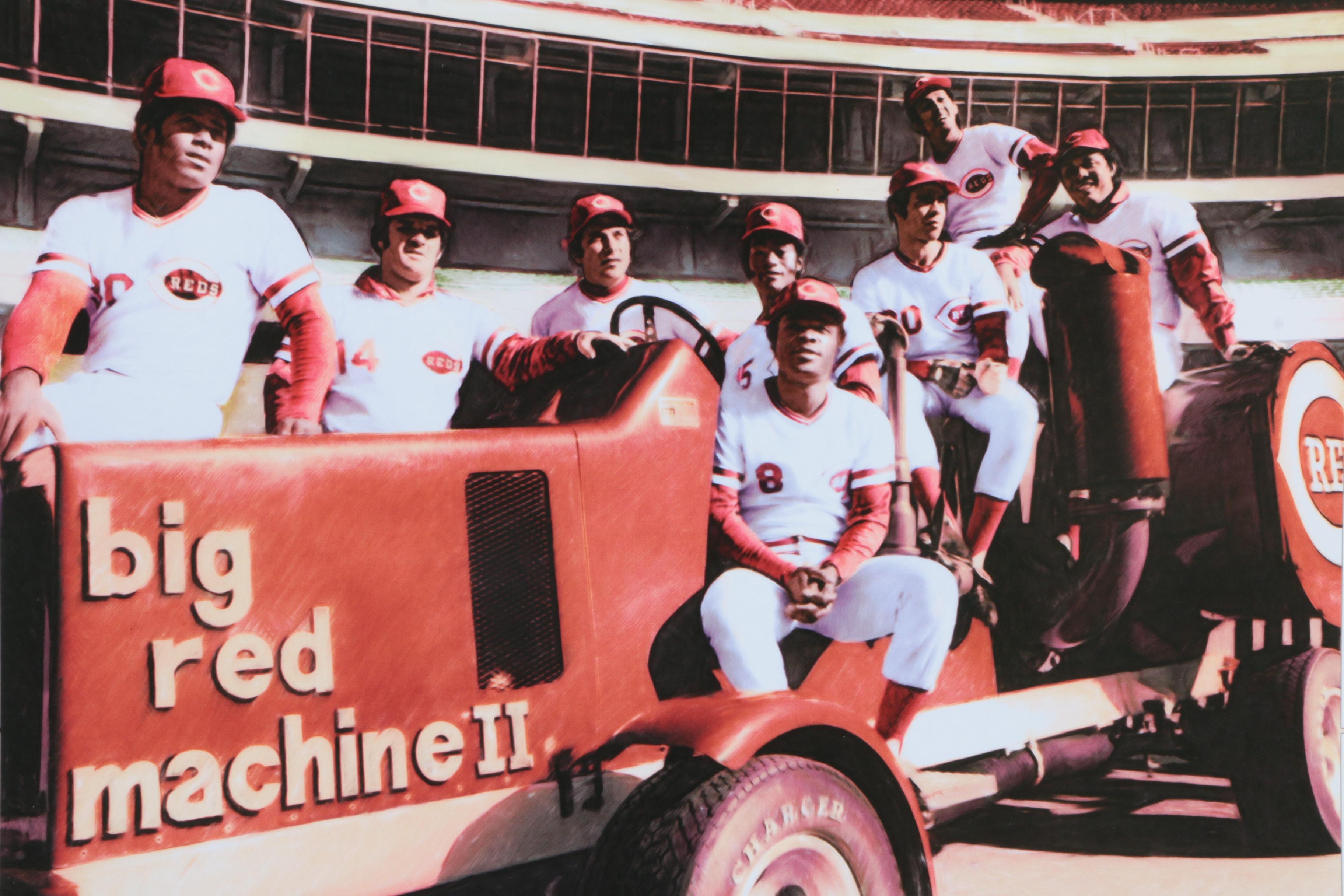 Autographed Limited Edition Offset Lithograph "The Big Red Machine"