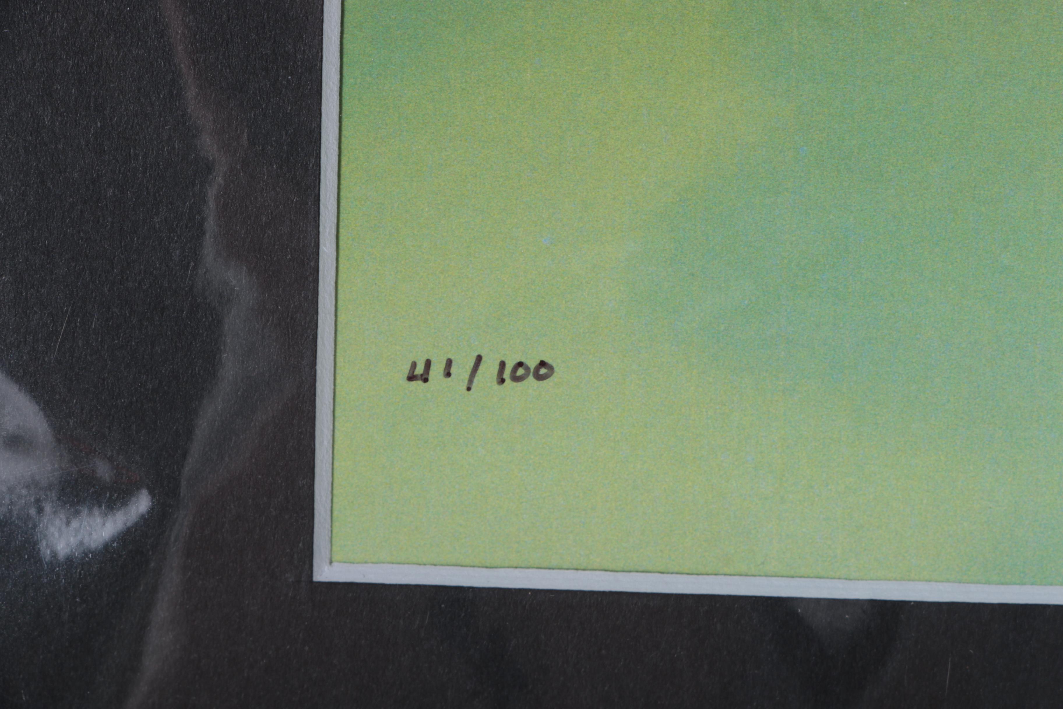 Aaron Pryor Autographed Limited Edition Giclee "Knockout Taz"