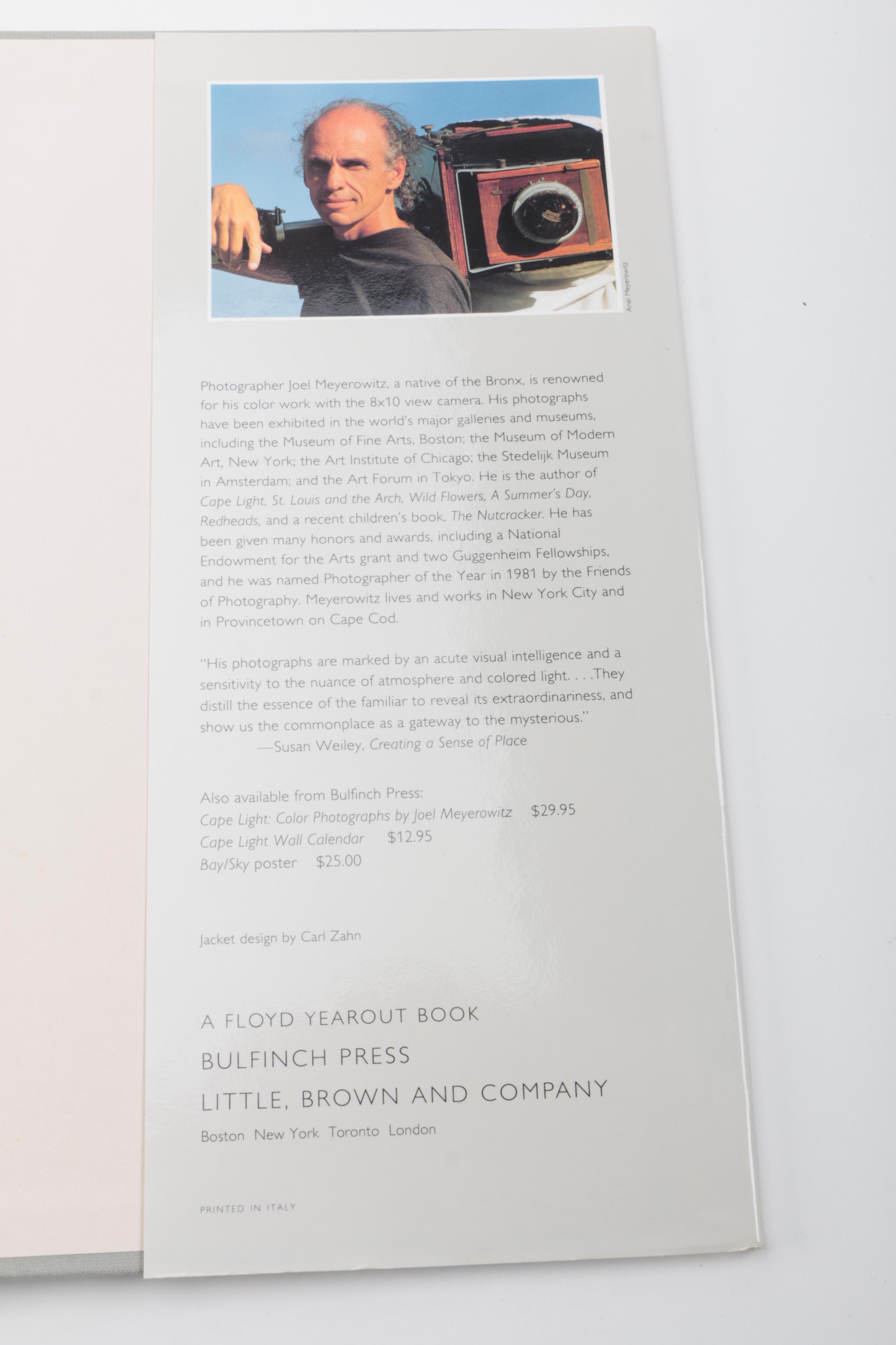 Three Photobooks by Joel Meyerowitz Including a 1st Edition of " Wild Flowers"