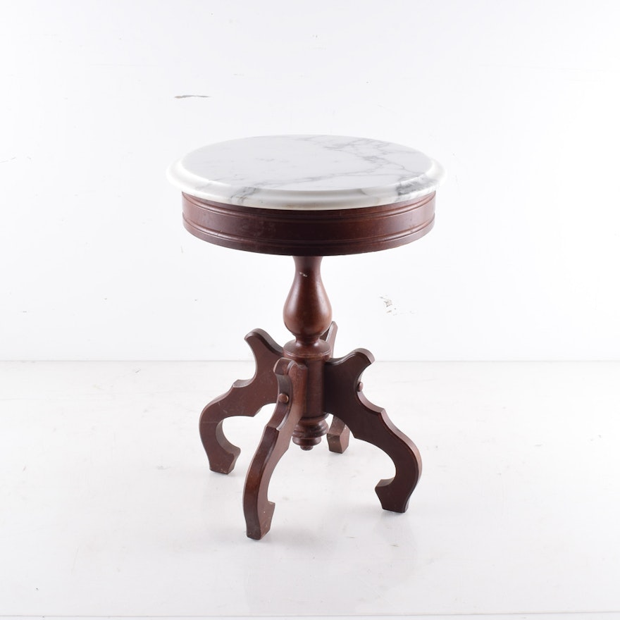 Victorian marble top coffee table