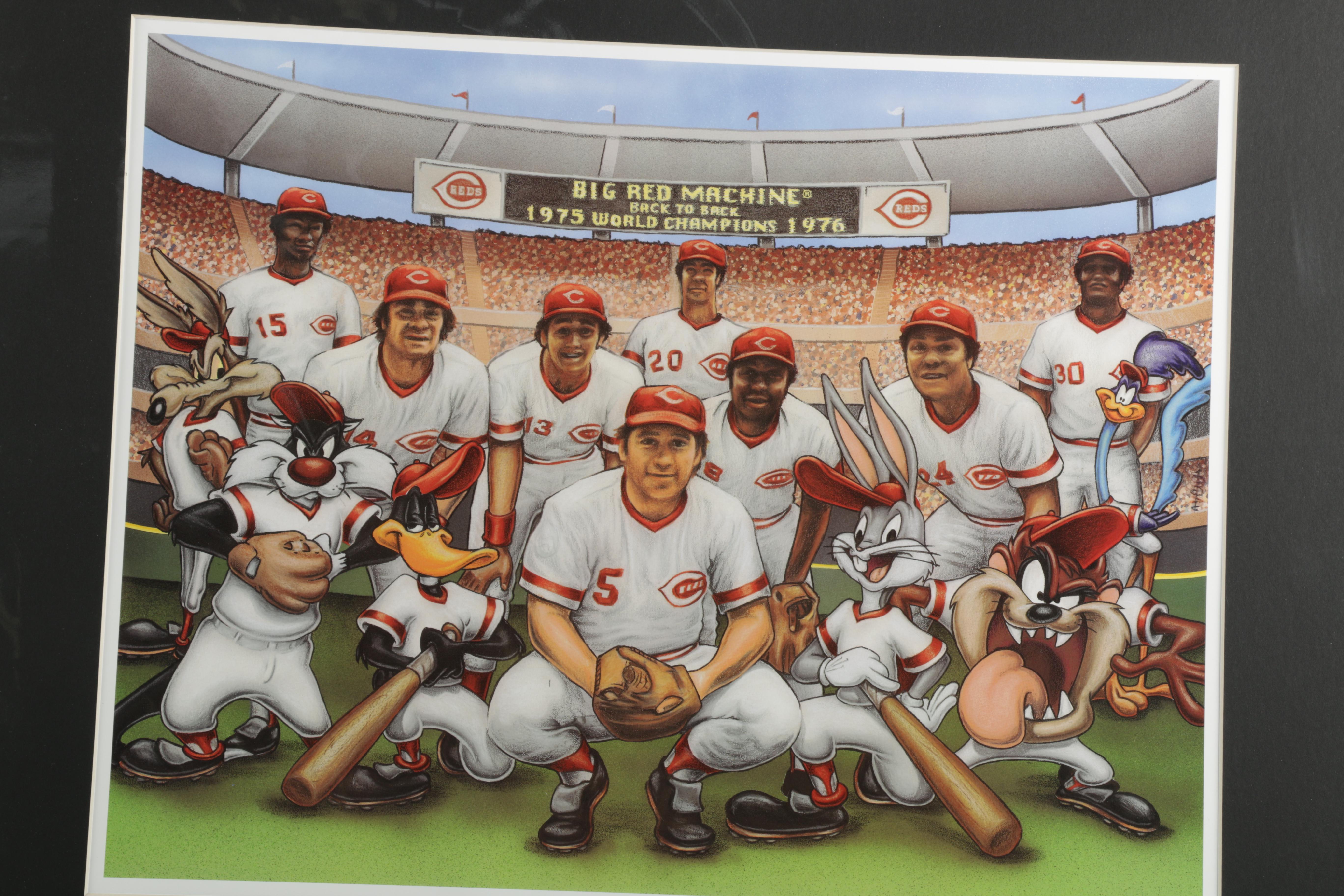 Looney Tunes Limited Edition Offset Lithograph "The Big Red Machine"