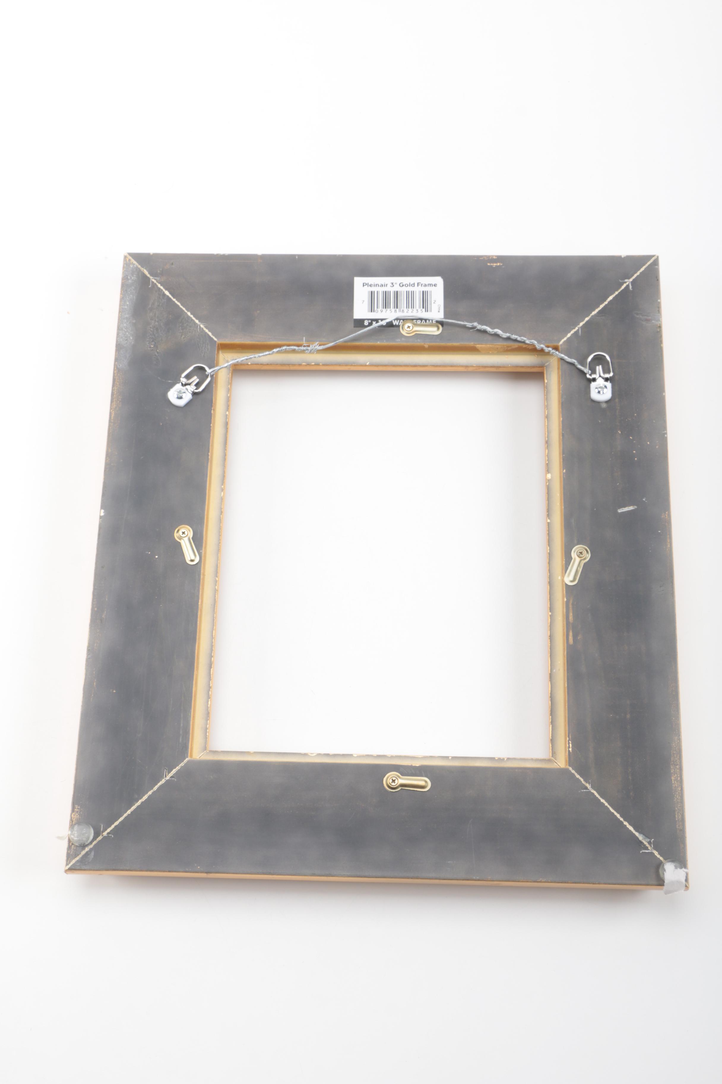 Gold Toned Wooden Picture Frames