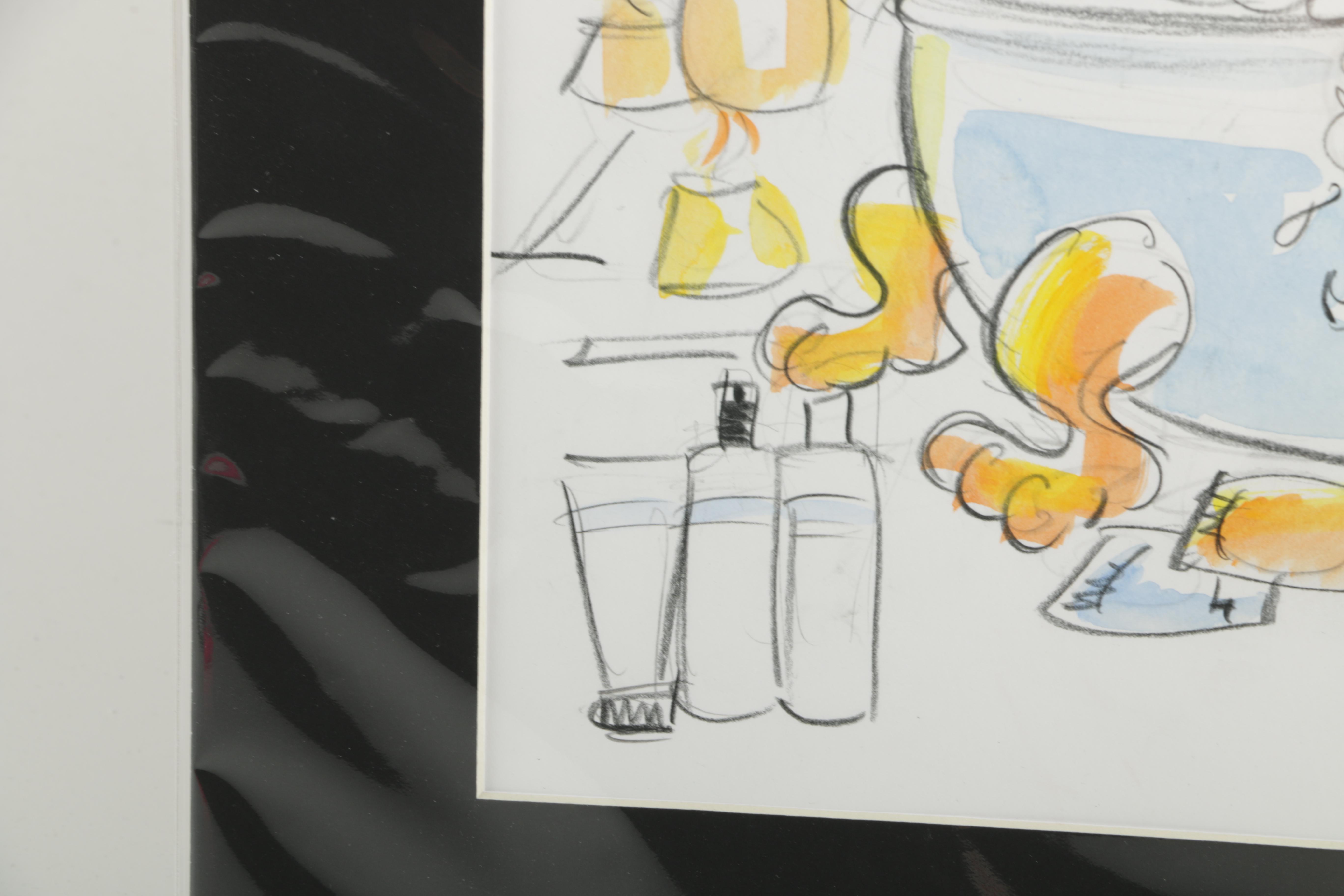 Kirk Mueller Watercolor Sketch of Lola Bunny