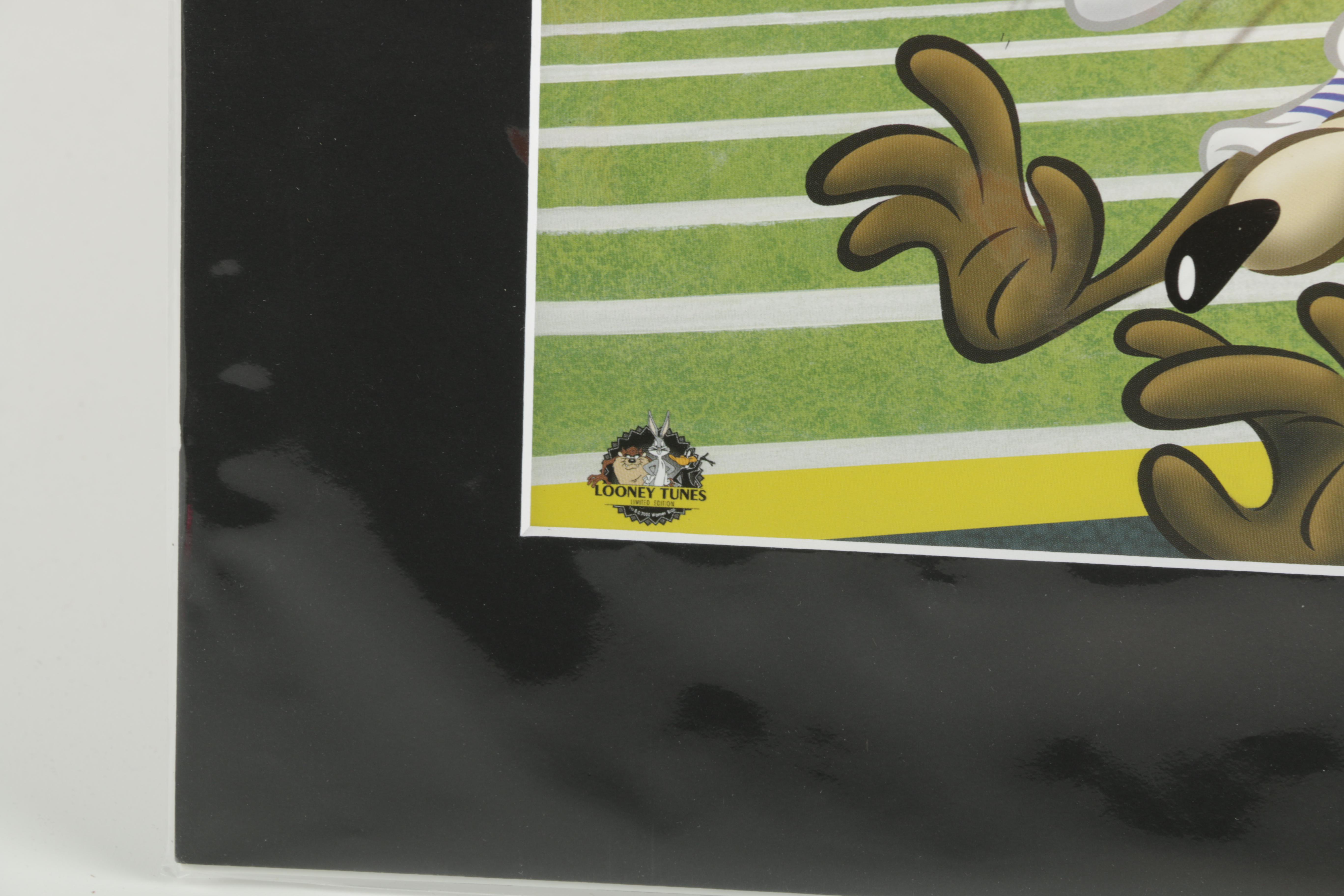 Looney Tunes and Philadelphia Eagles-Themed Offset Lithograph "Touch Down Bugs"
