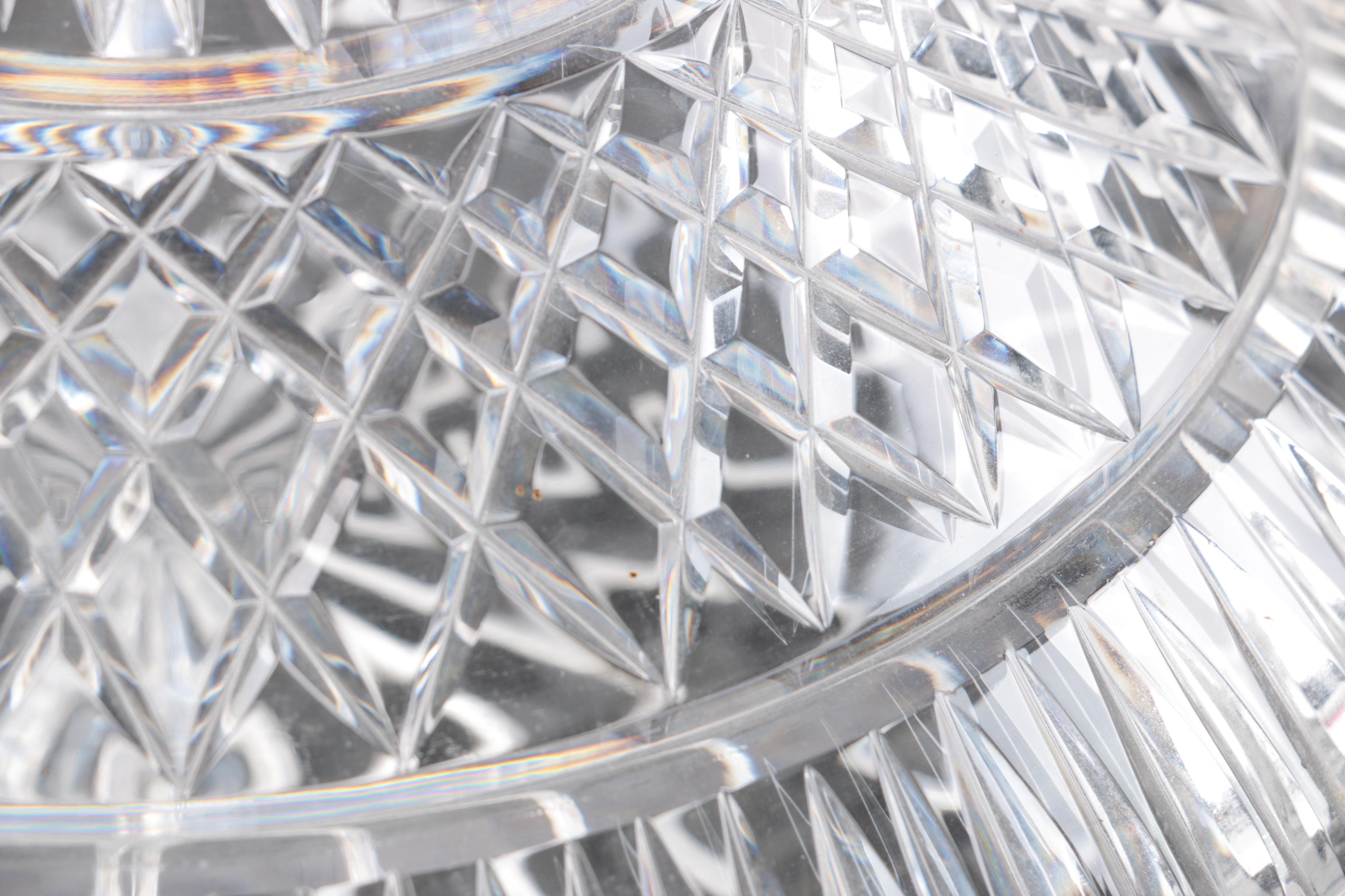 Cut Crystal Ships Decanter