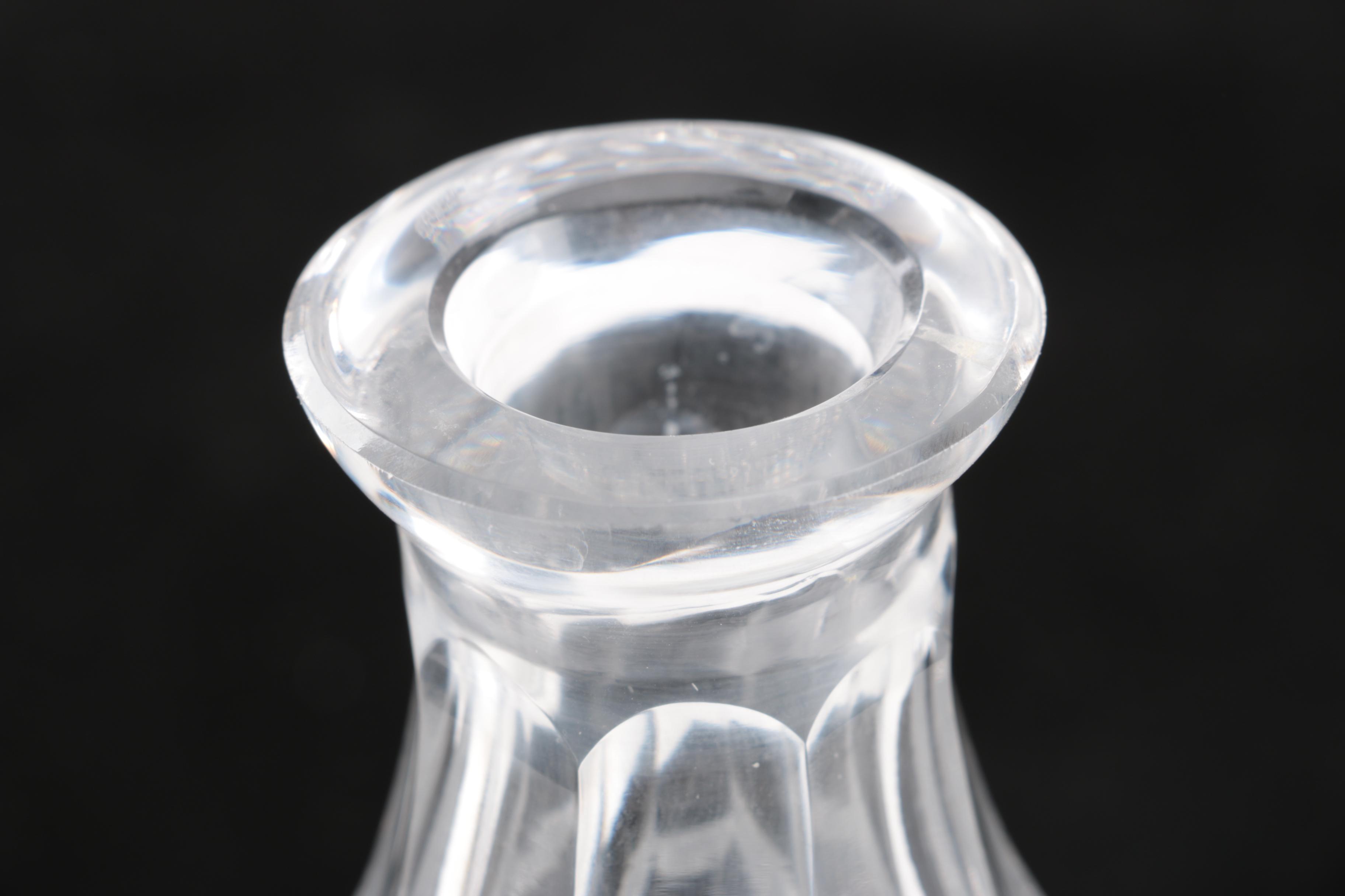 Cut Crystal Ships Decanter