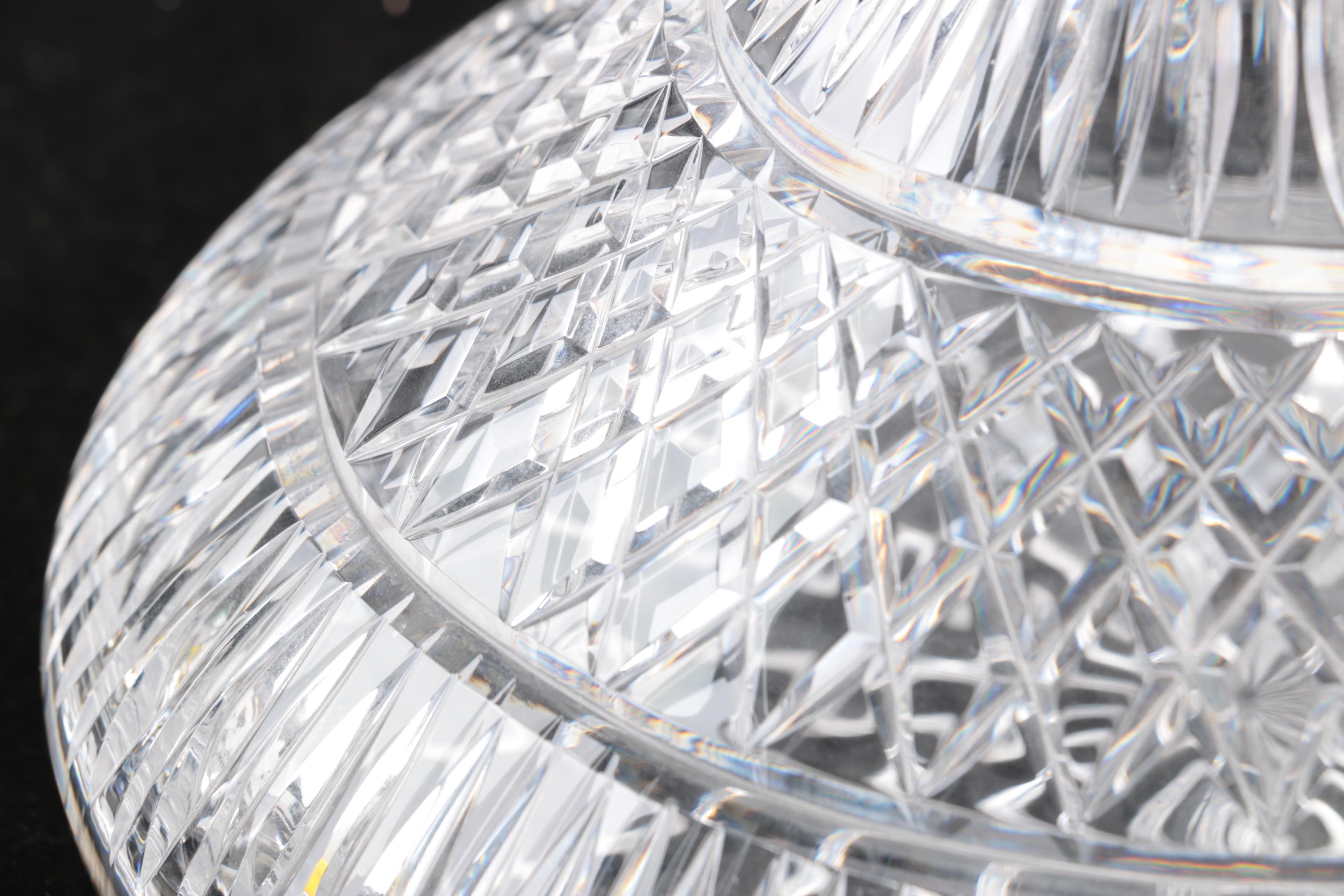 Cut Crystal Ships Decanter