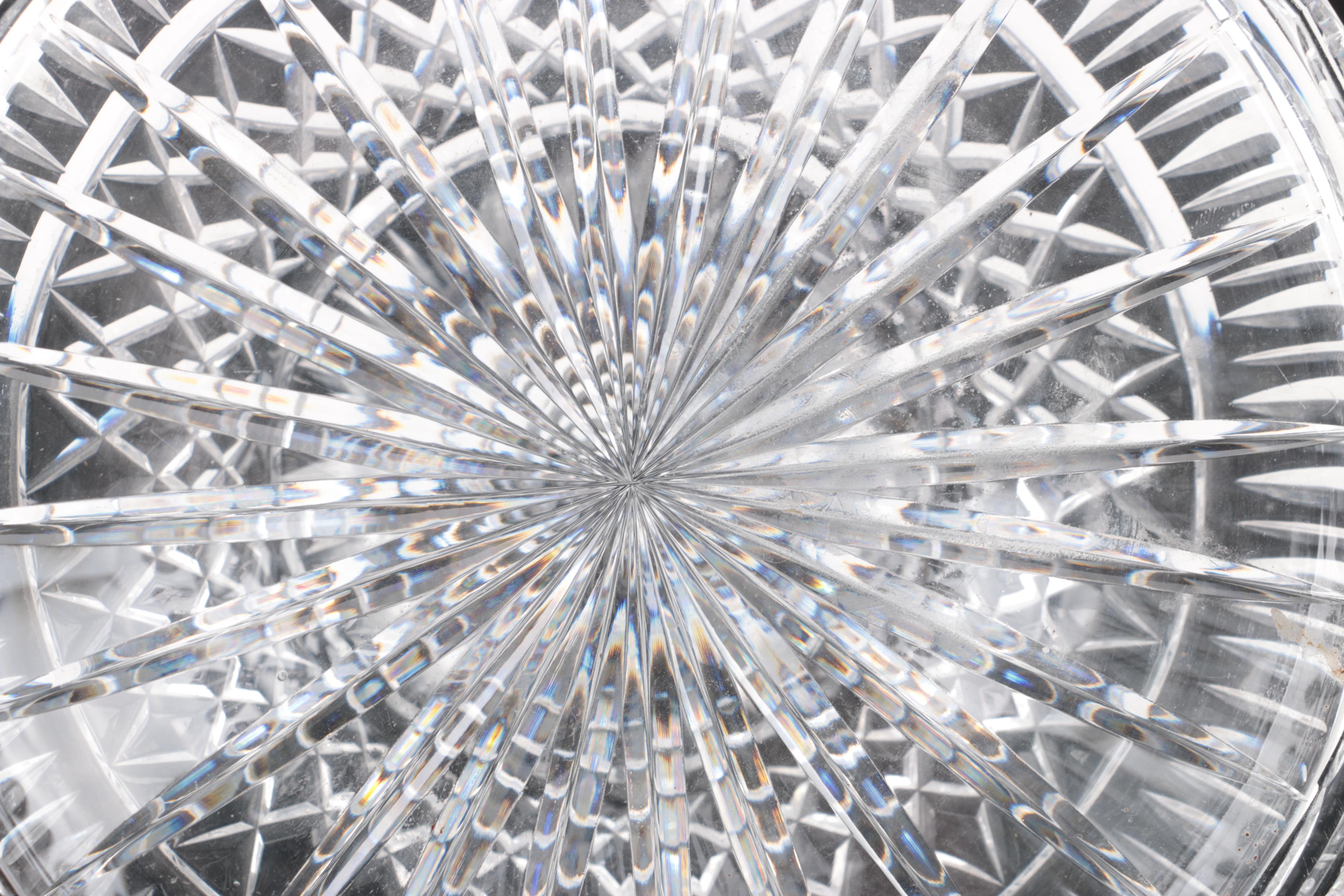 Cut Crystal Ships Decanter