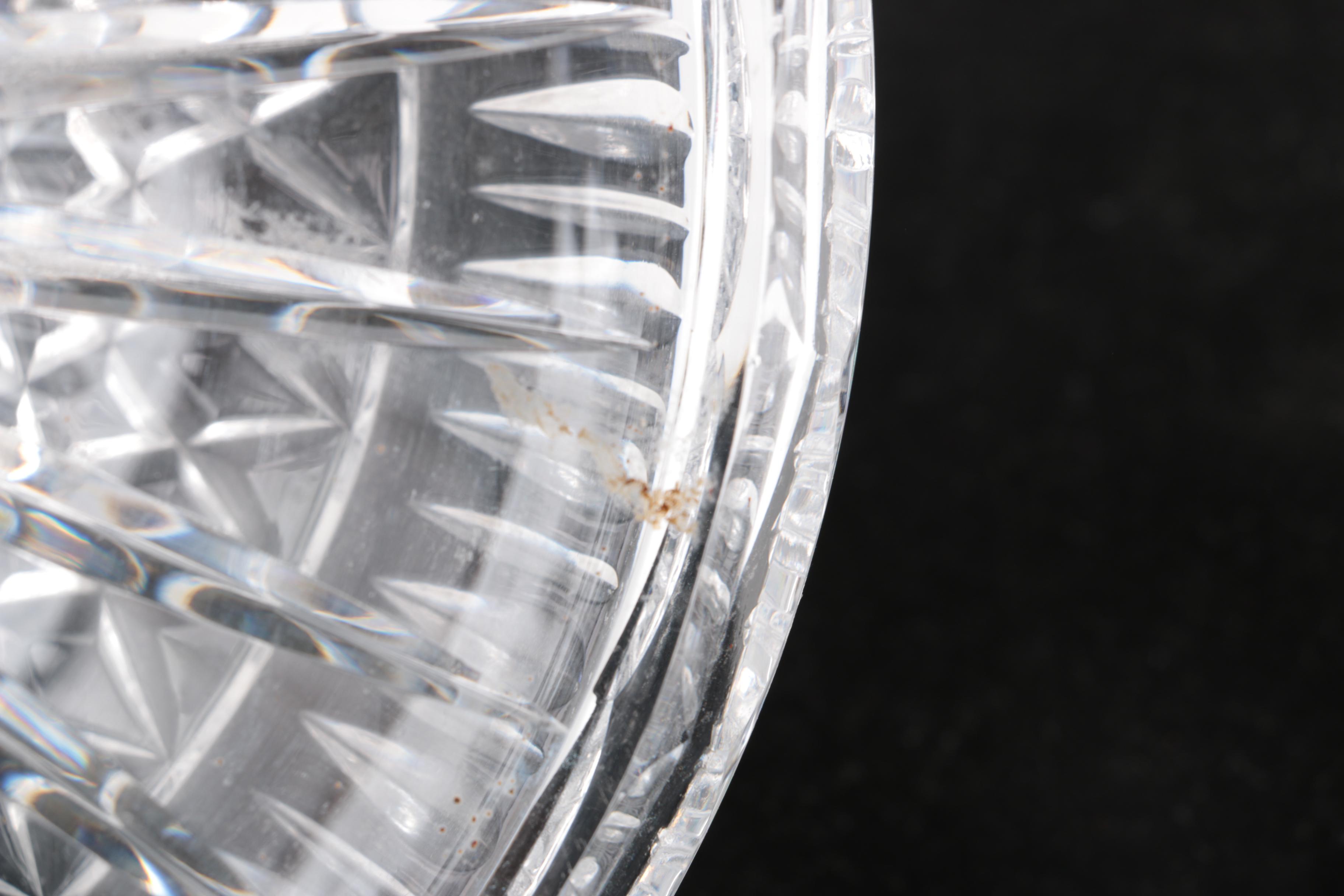 Cut Crystal Ships Decanter