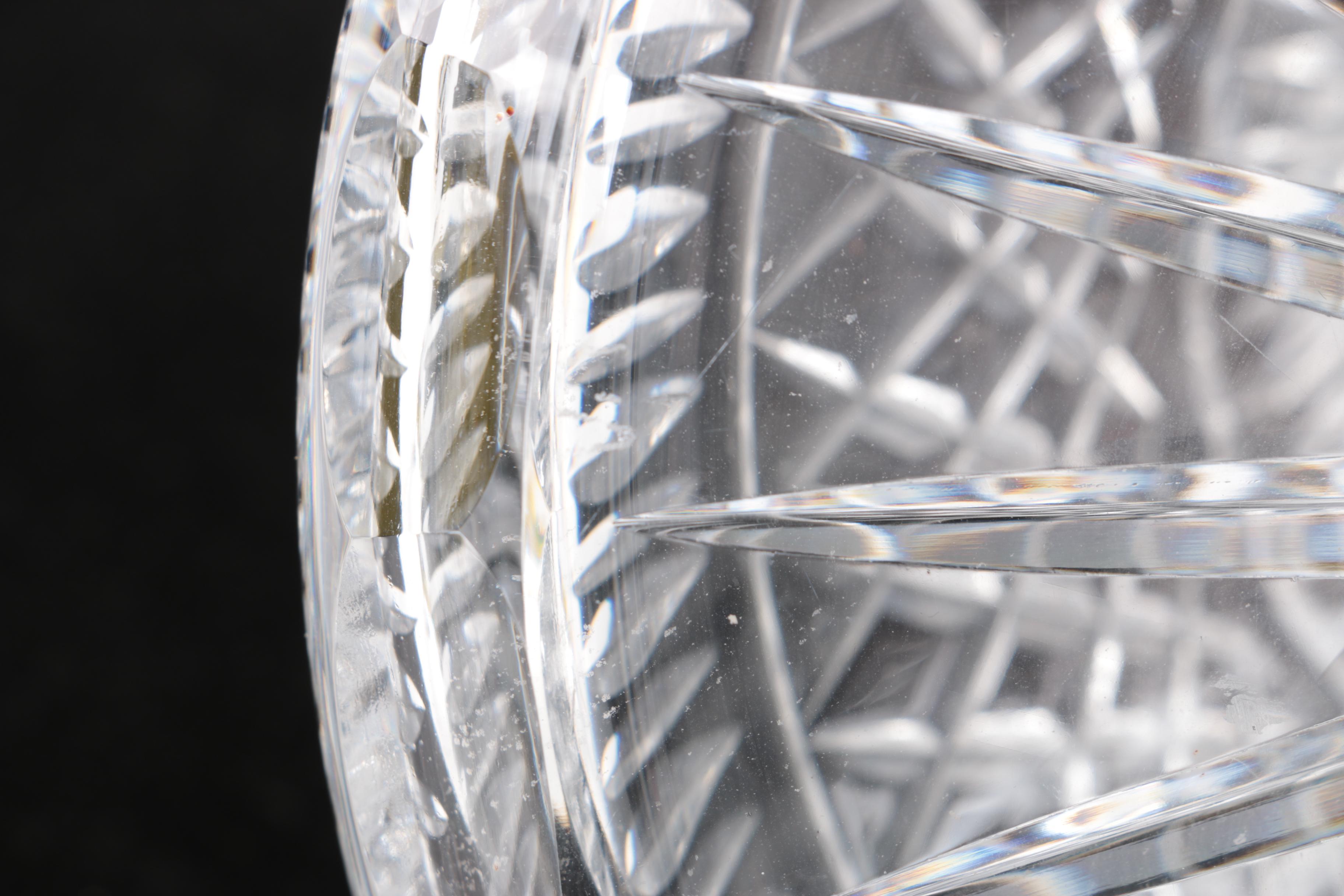 Cut Crystal Ships Decanter