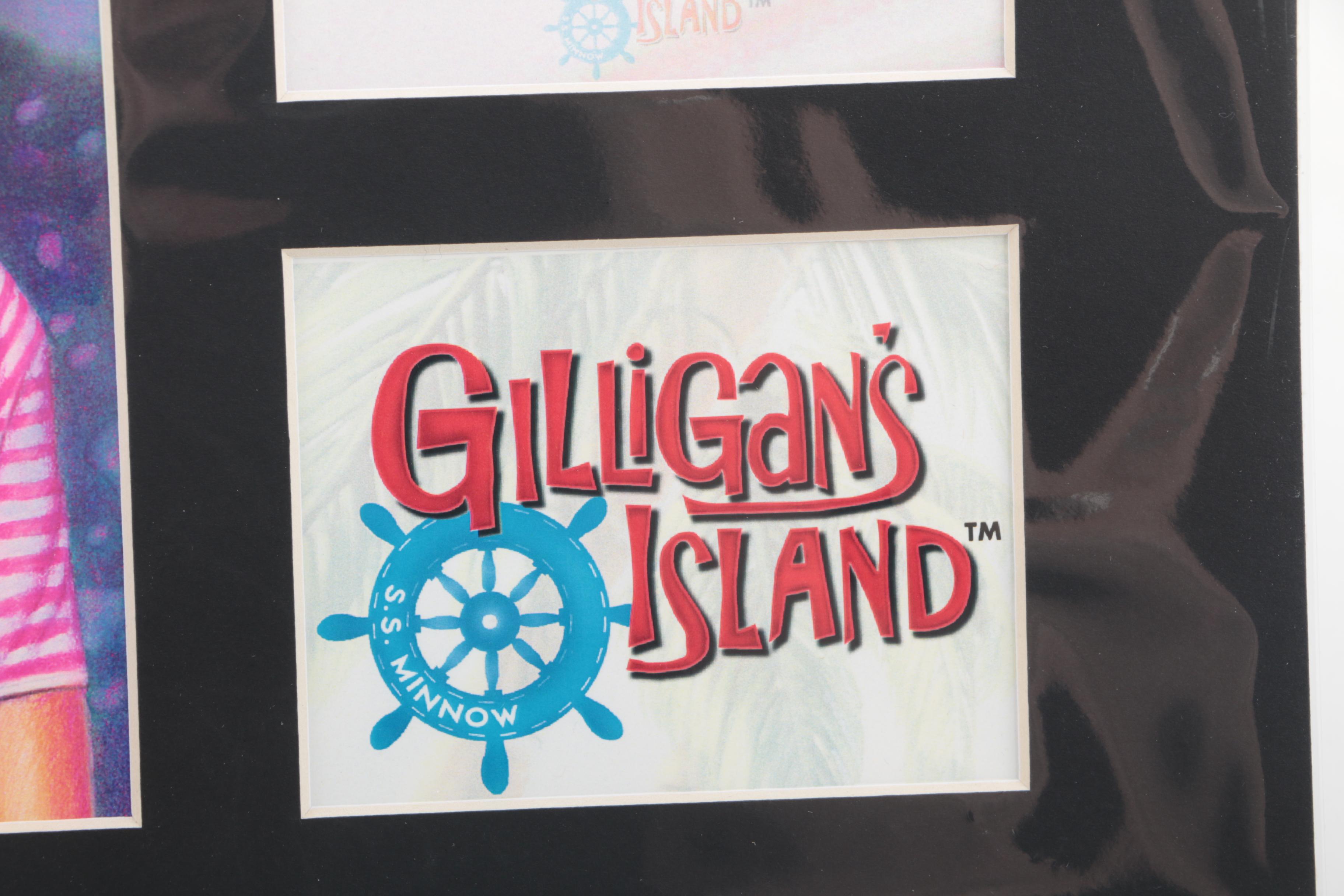 Offset Lithographs "The Professor" and "Mary Anne" with Dawn Wells' Autograph