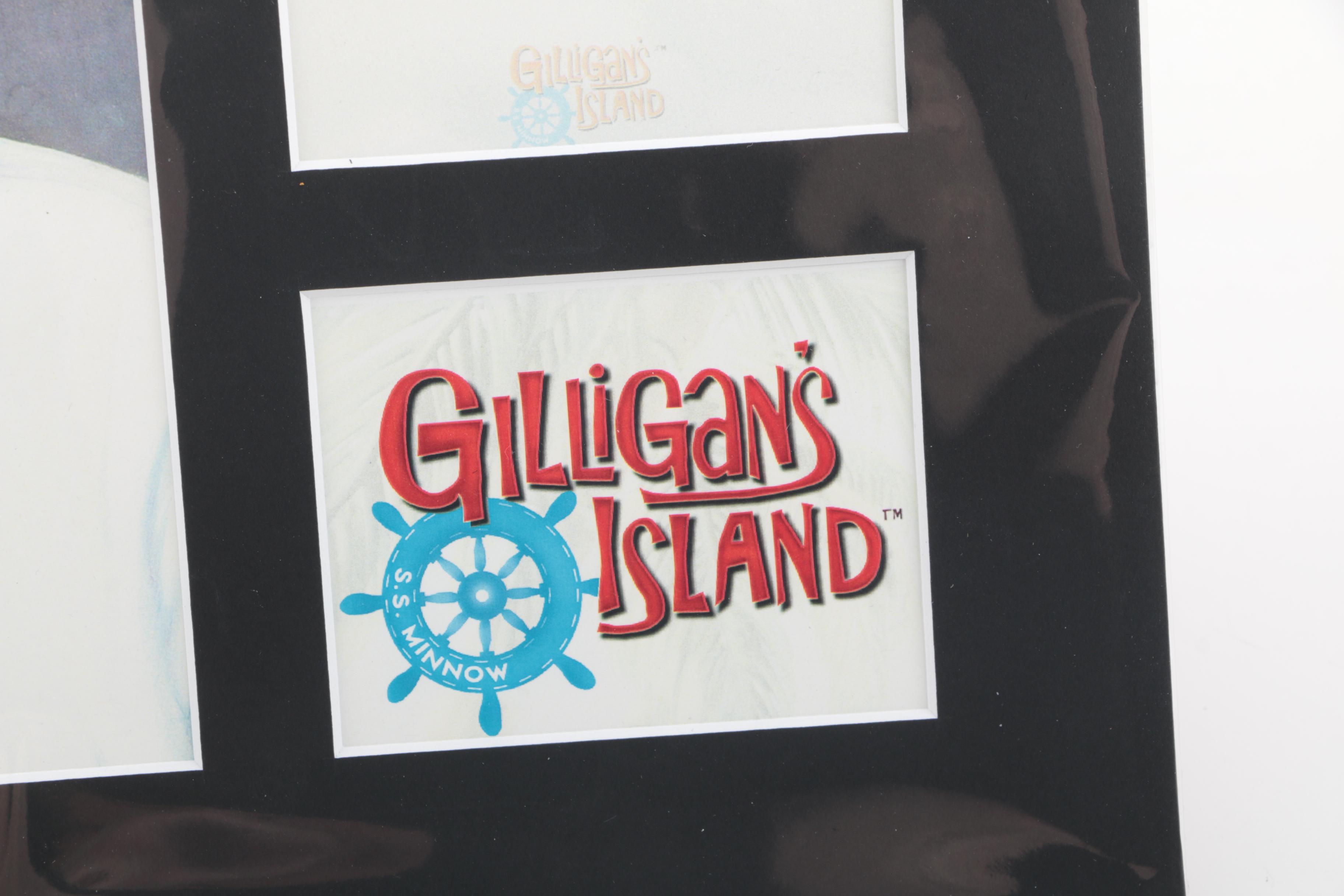 Offset Lithographs "The Professor" and "Mary Anne" with Dawn Wells' Autograph