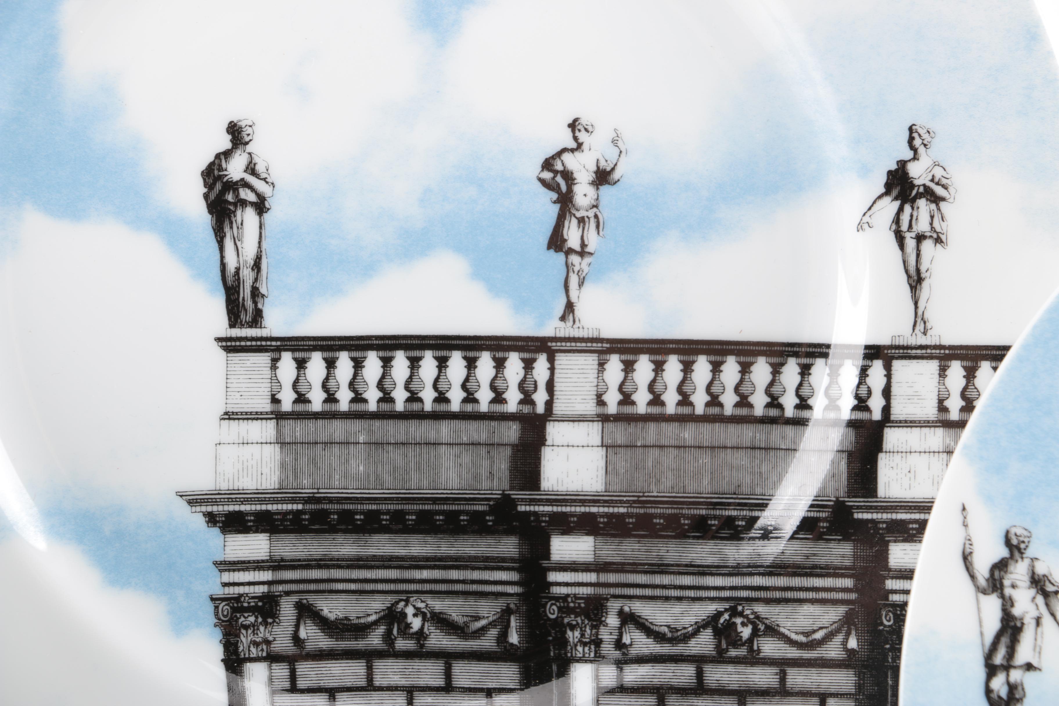 Fitz and Floyd "Renaissance Vistas" Porcelain Dessert Plates