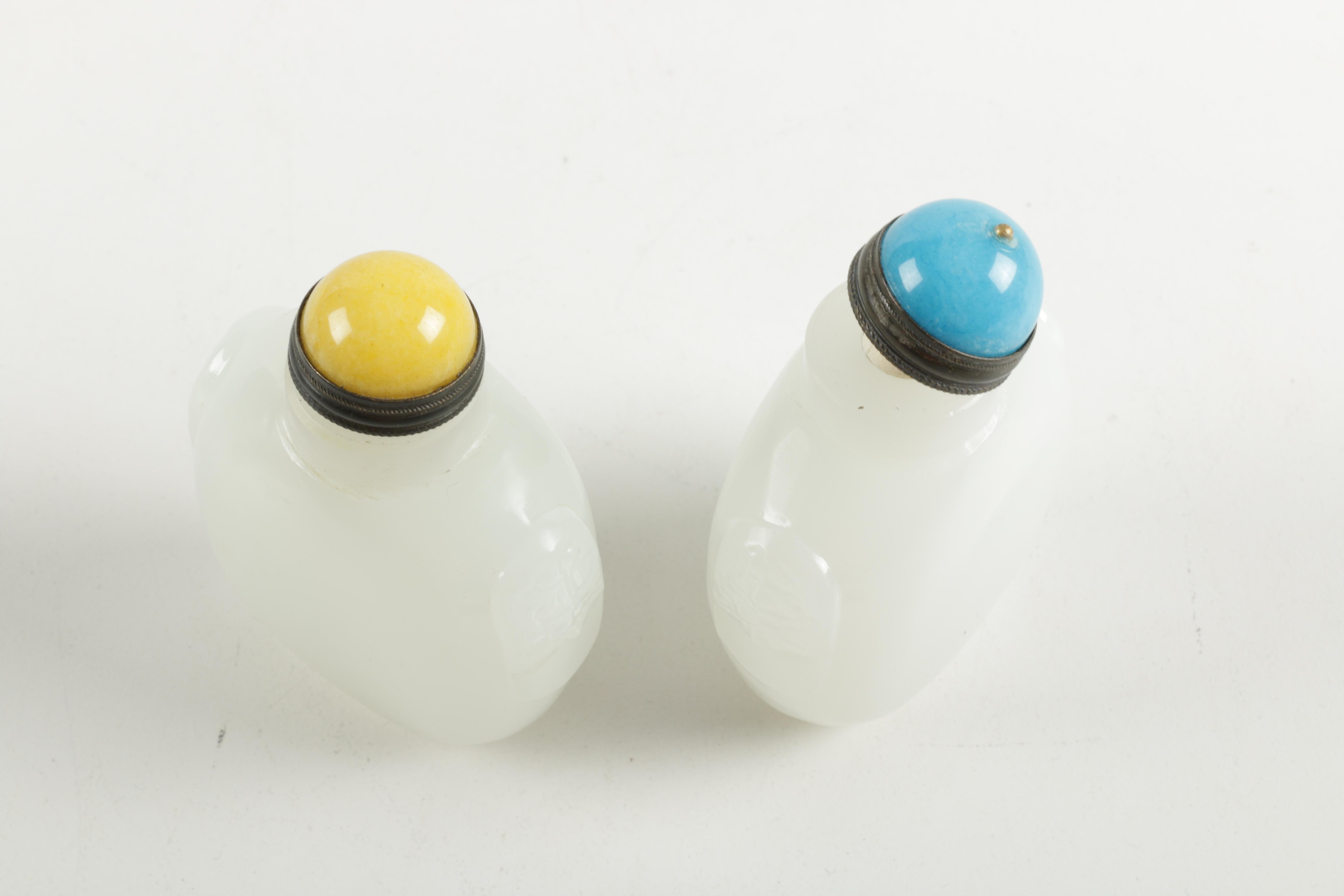 Chinese and Tibetan Snuff Bottles and Hand Mirror