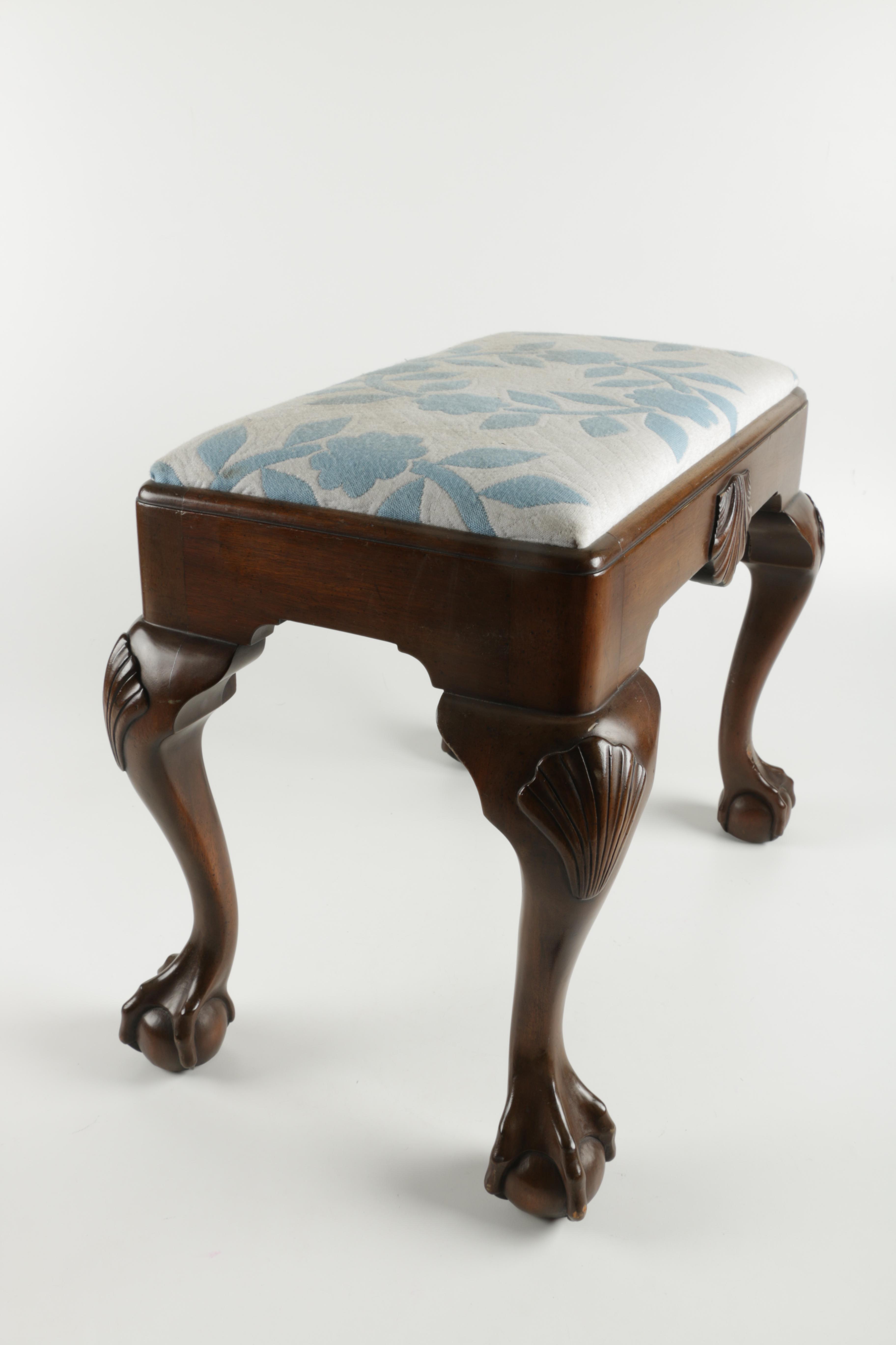 Chippendale Style Footstool by Kittinger