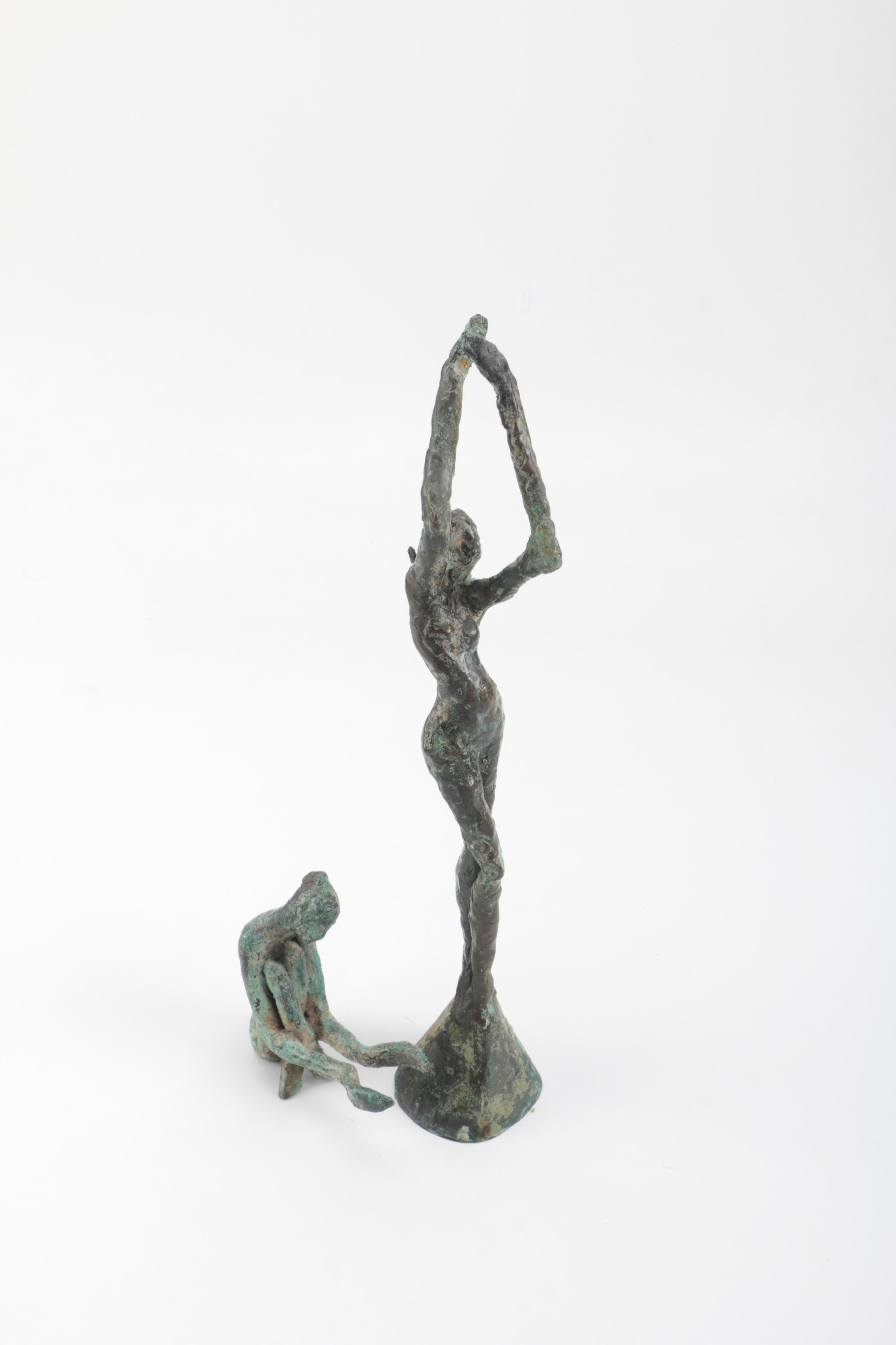 Stylized Figural Metal Sculptures