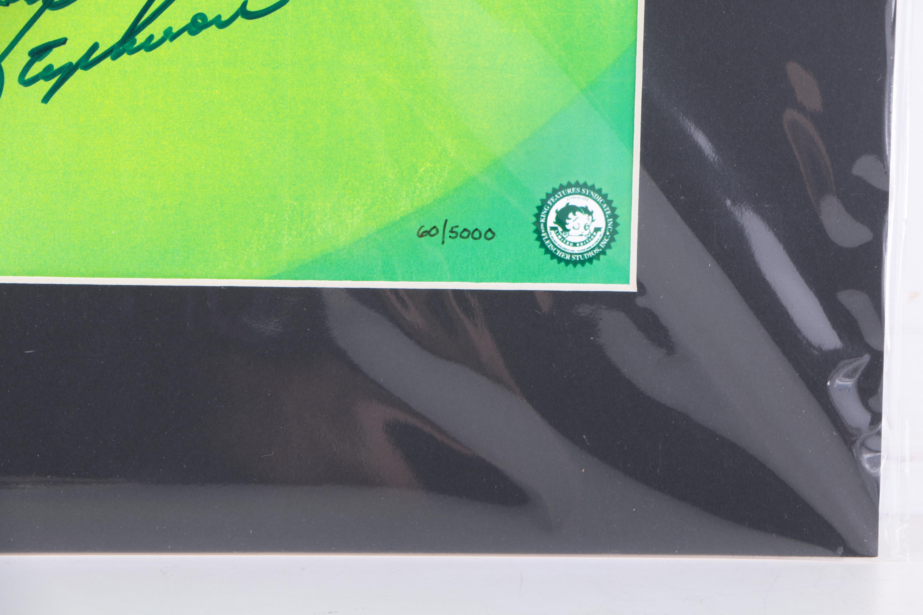 Limited Edition Giclee and Serigraph Prints on Paper of Classic Animations