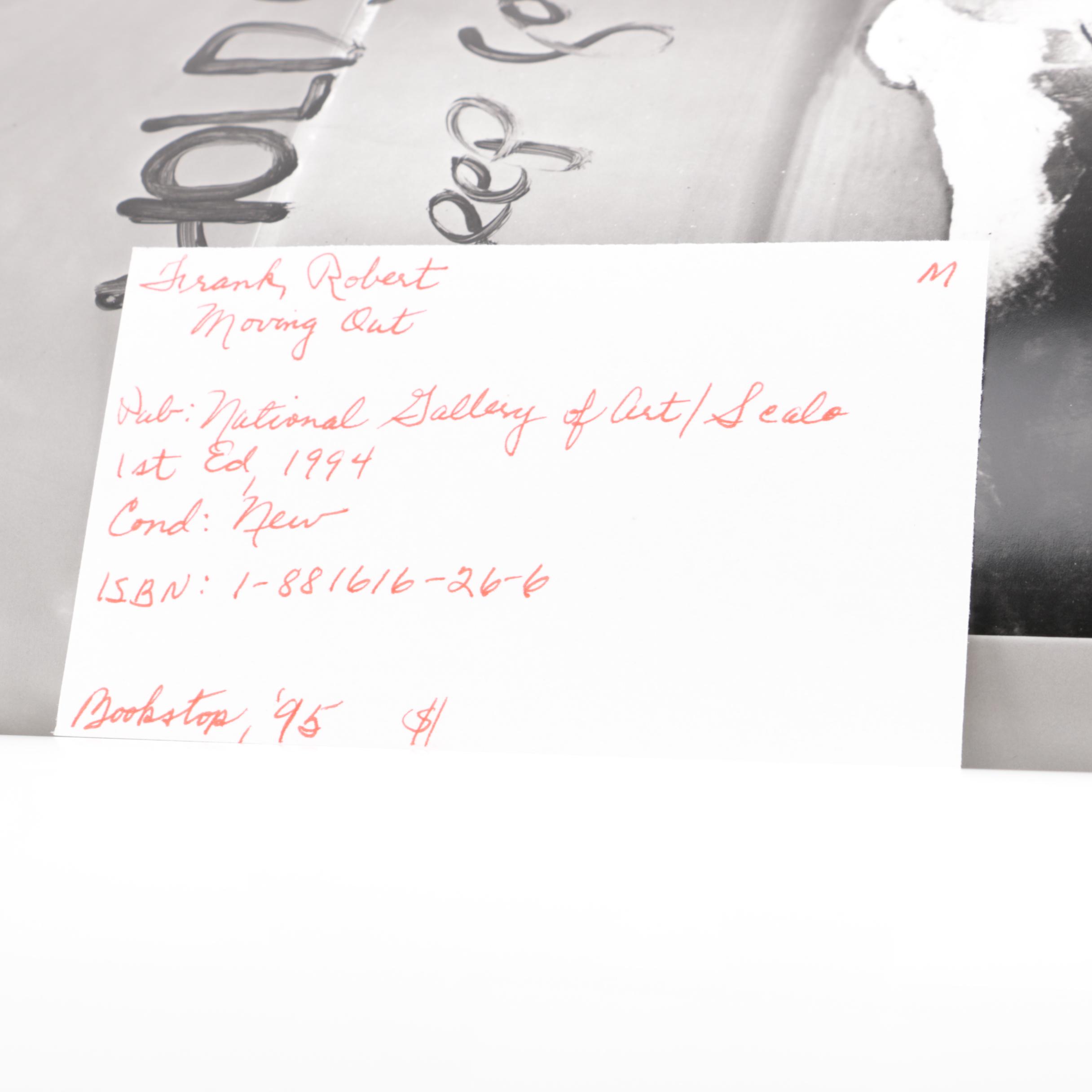 Contemporary Black-and-White Photography Books Including Robert Frank