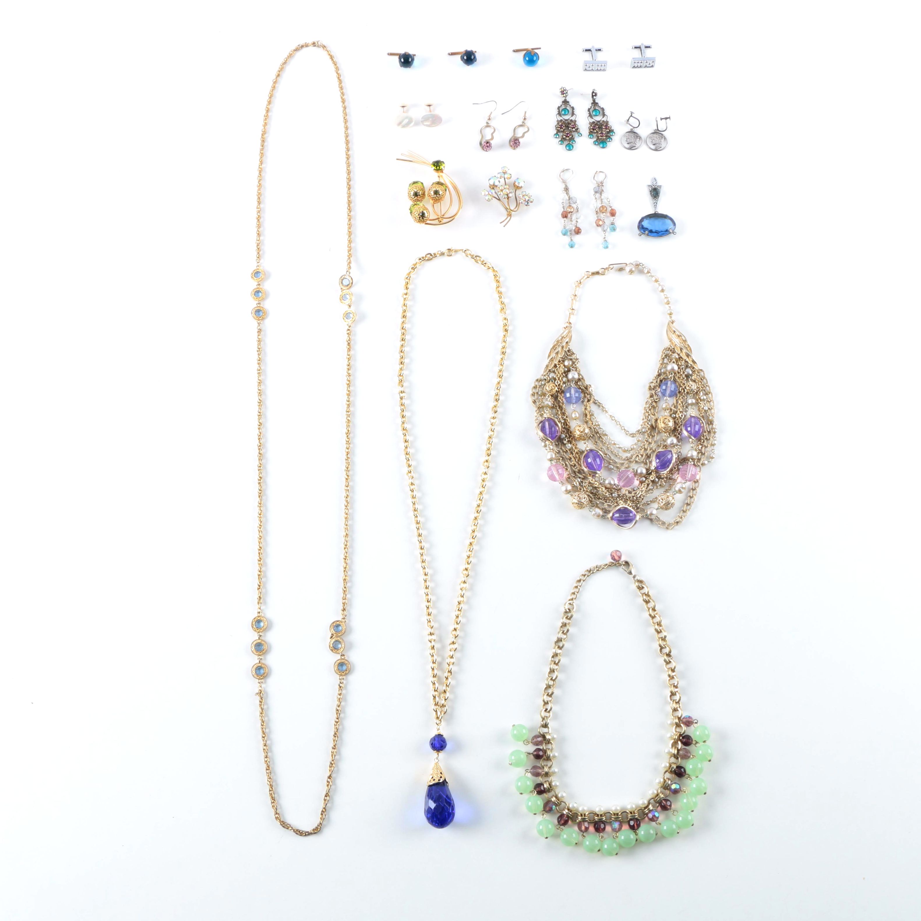 Assorted Costume Jewelry Including Sarah Coventry